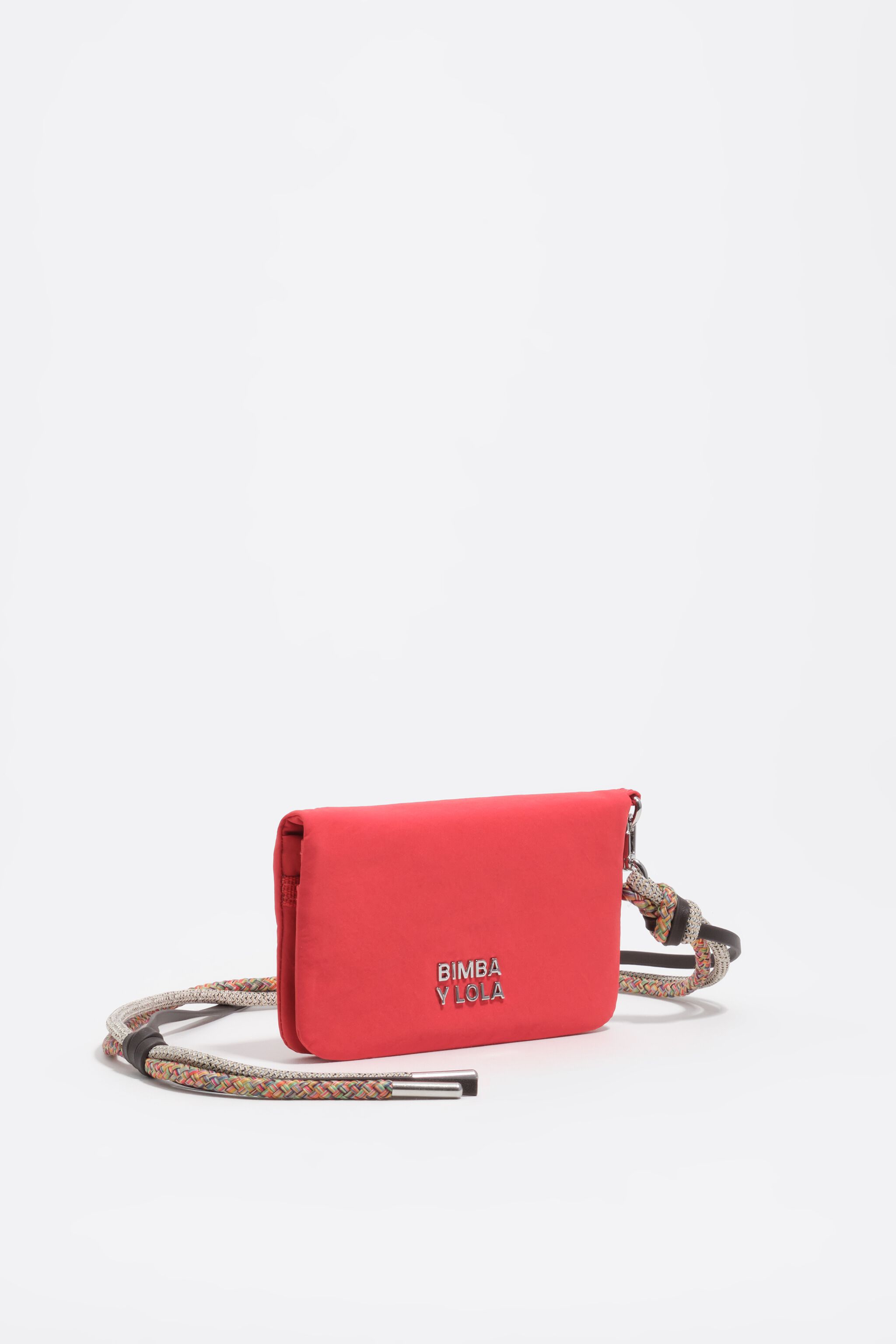 Kleine Granatapfel-Nylon-Clutch