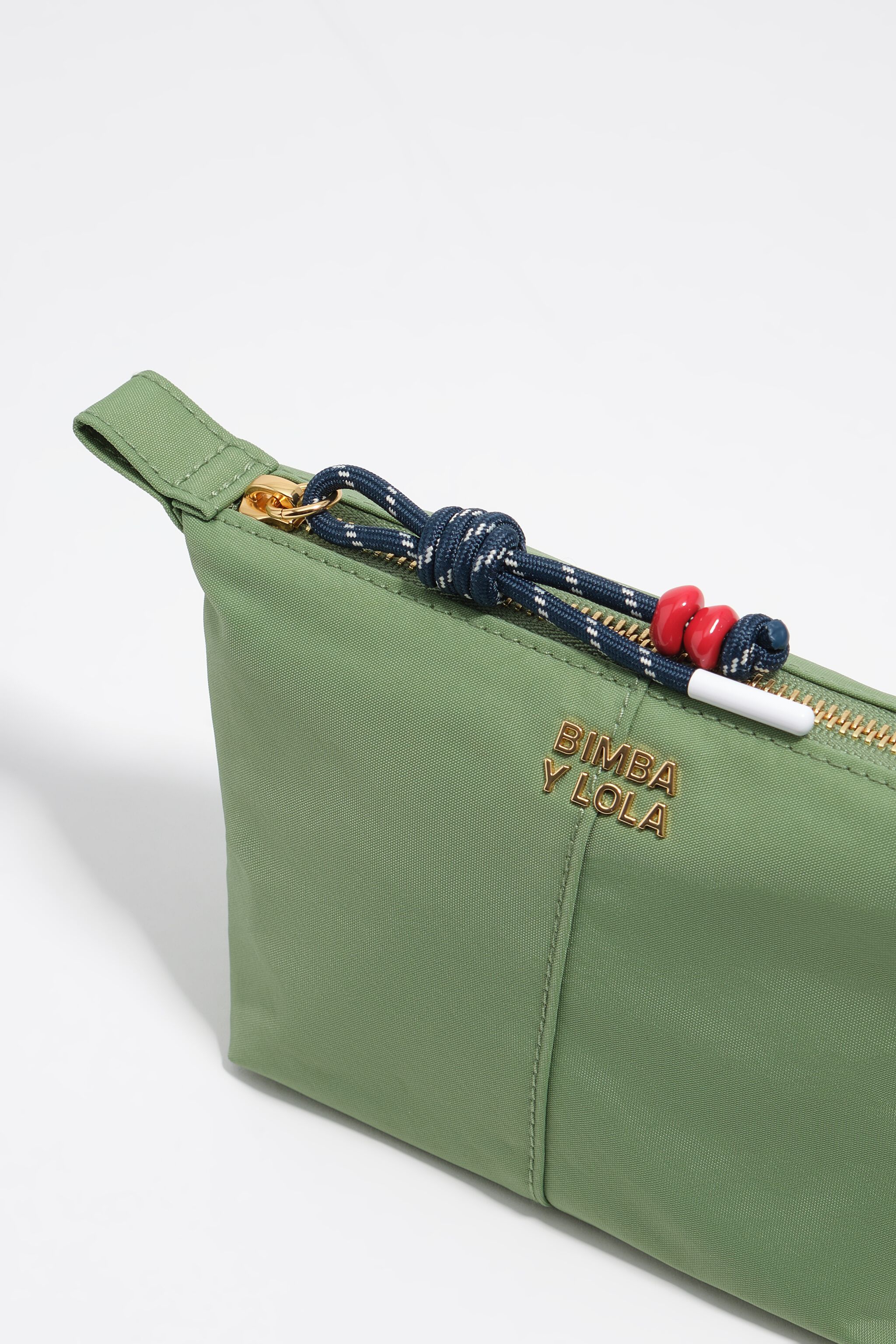 Grüne Nylon-Trapecio-Make-up-Box