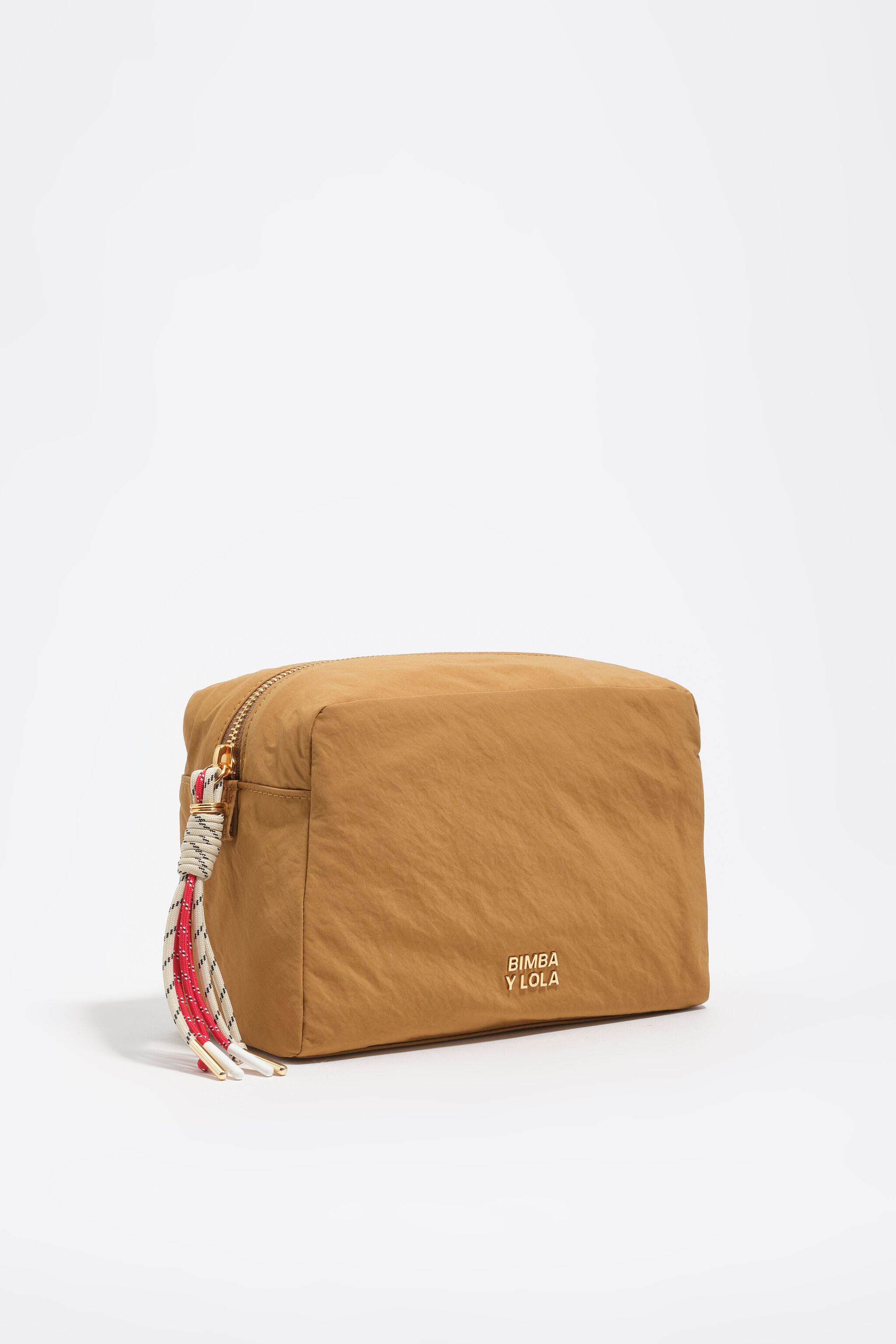Große Karamell-Nylon-Make-up-Case