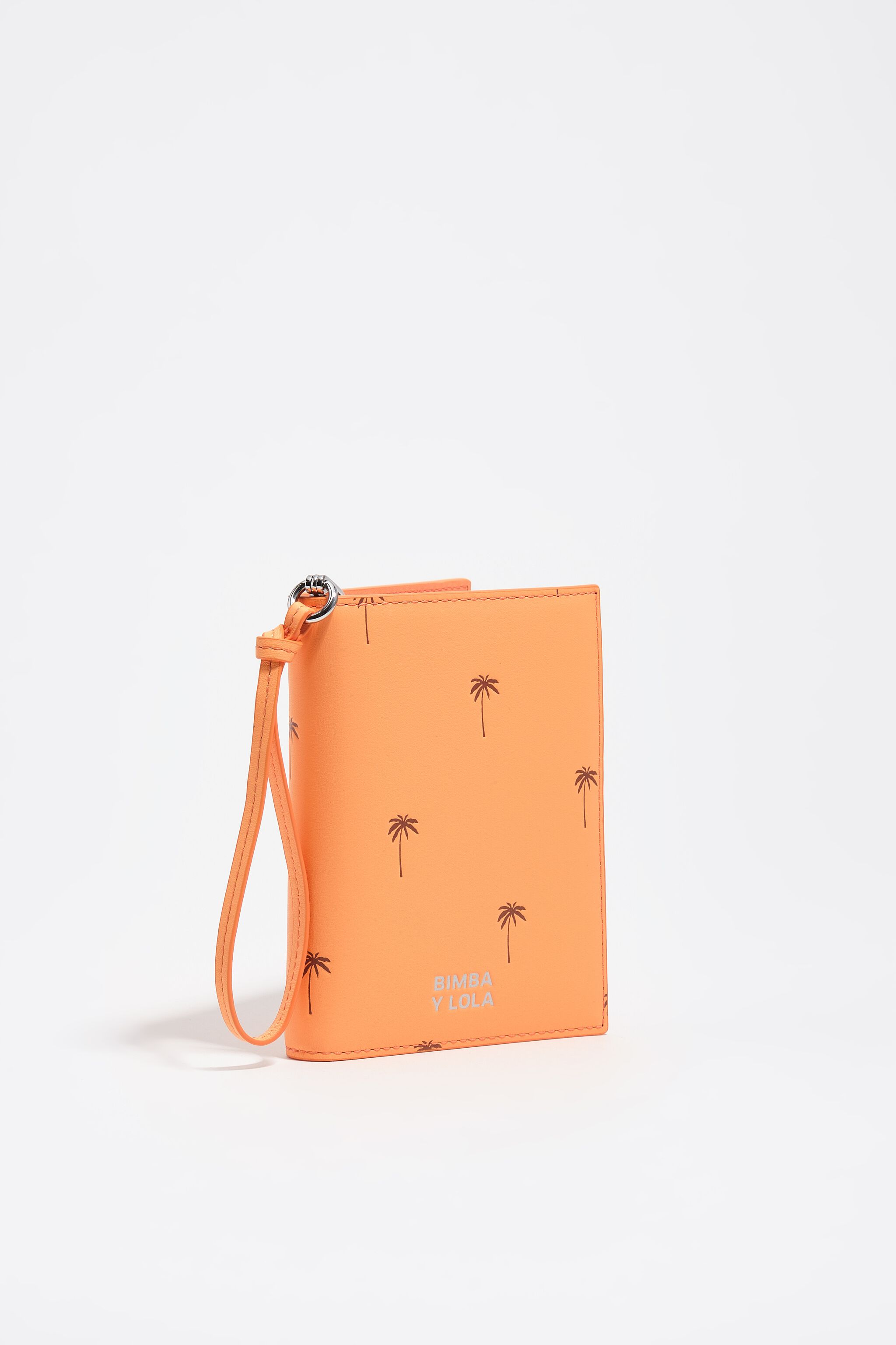 Orangefarbenes Sorbet-Leder-Passport-Case
