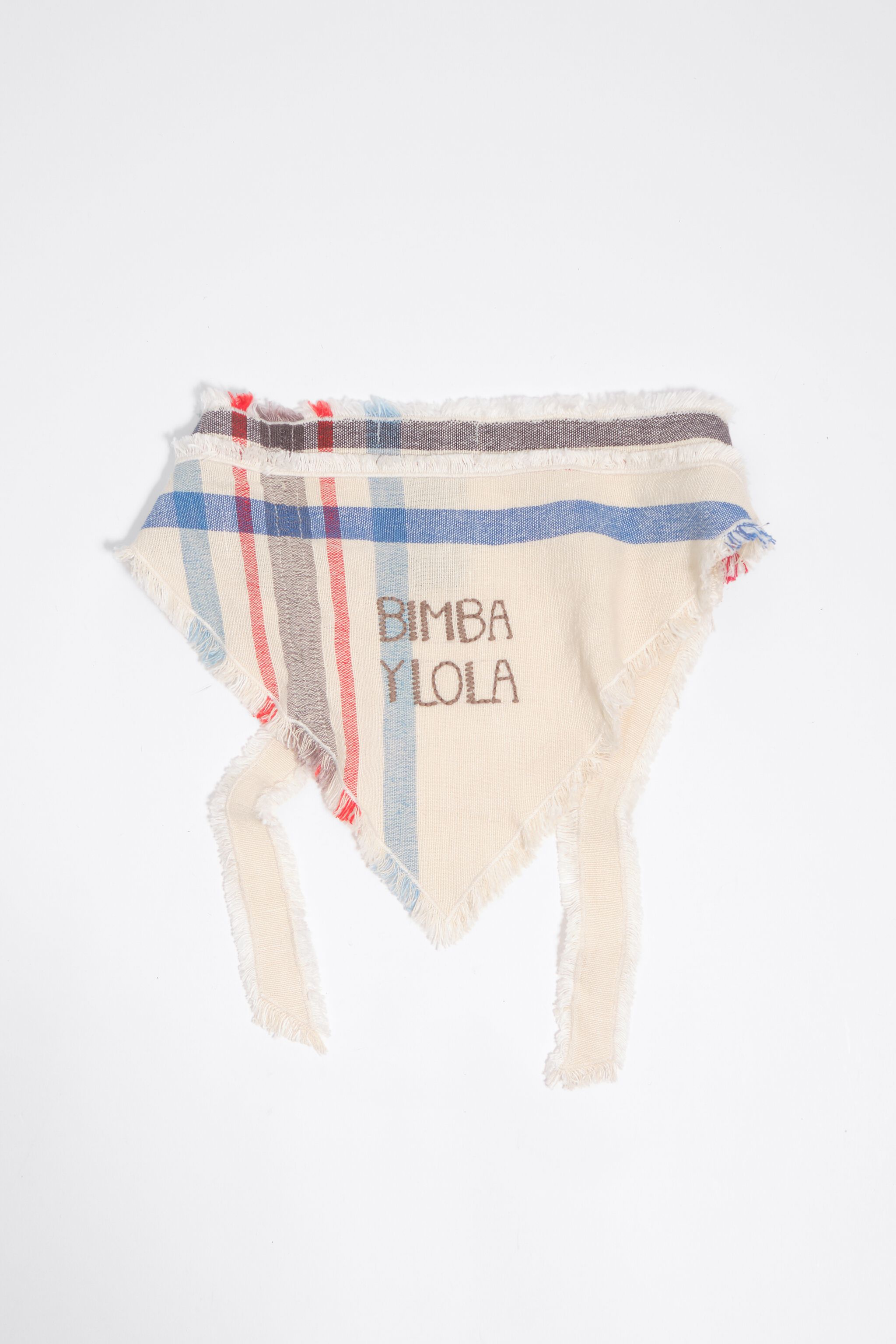 Ecru gestreiftes Dreieck