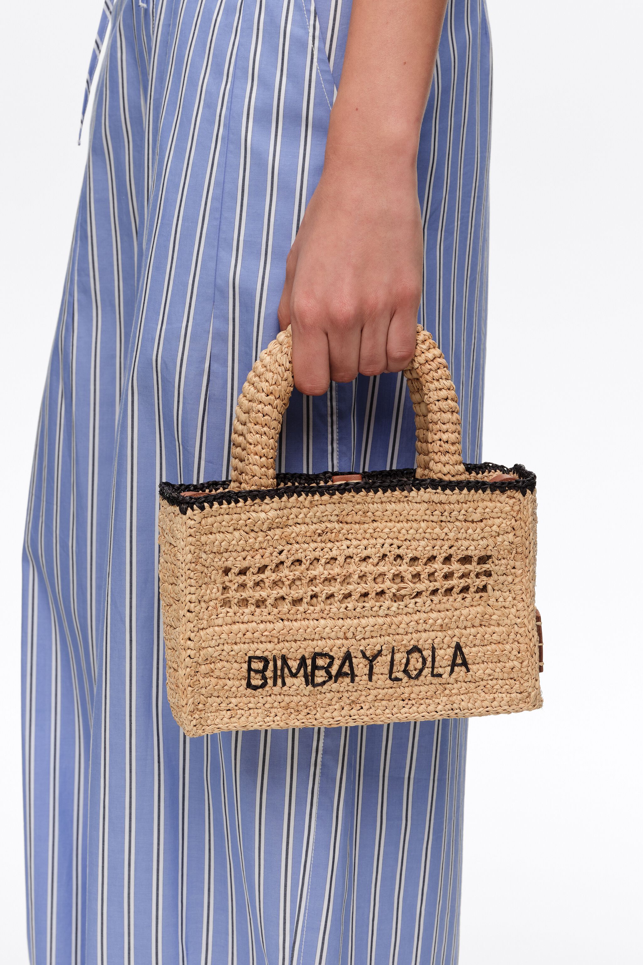 Natürlicher Raffia-Webminikäfig