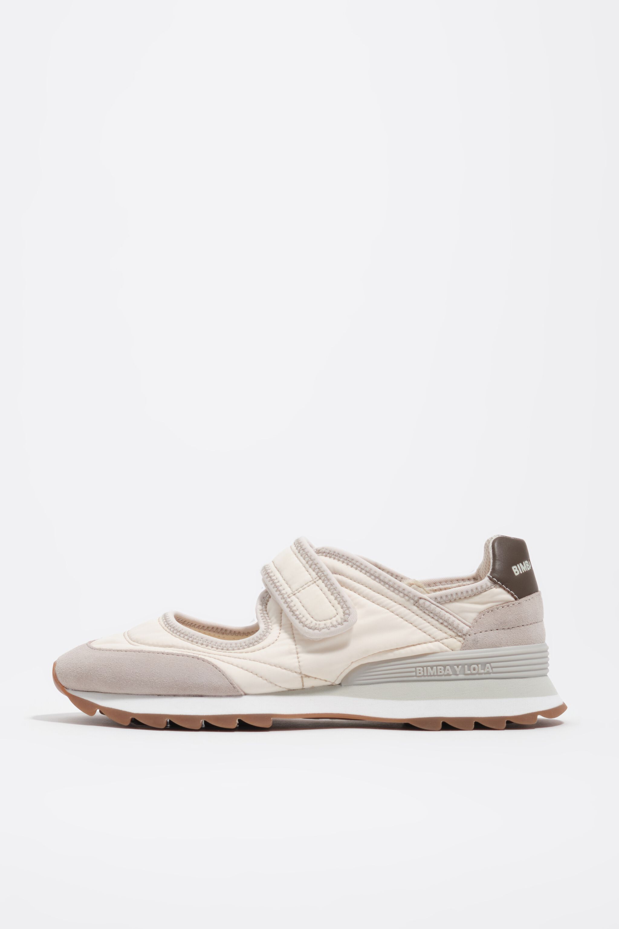 Weiße Nylon 13 08 sportliche Ballerina