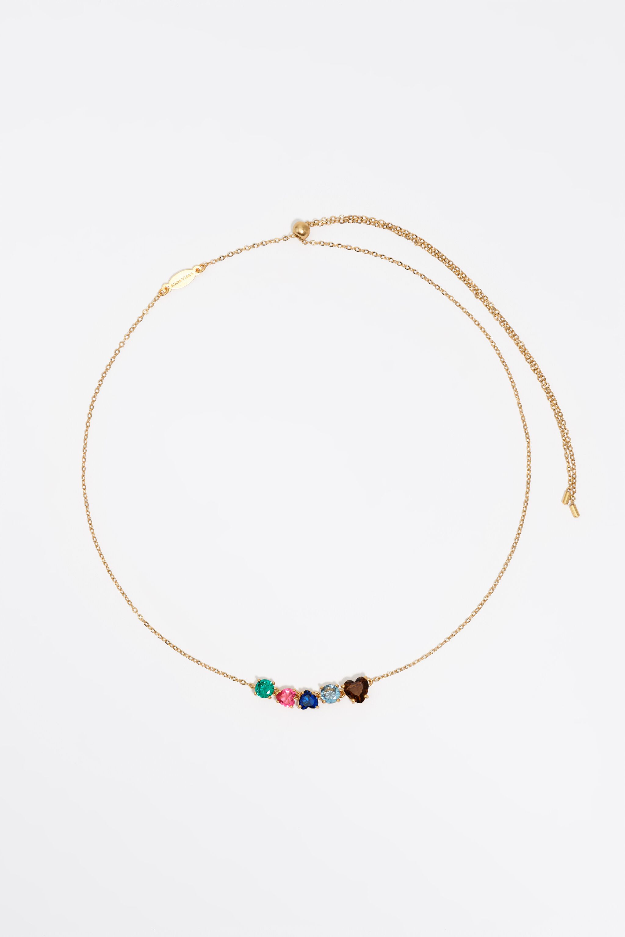 Goldkette mit Kristallen