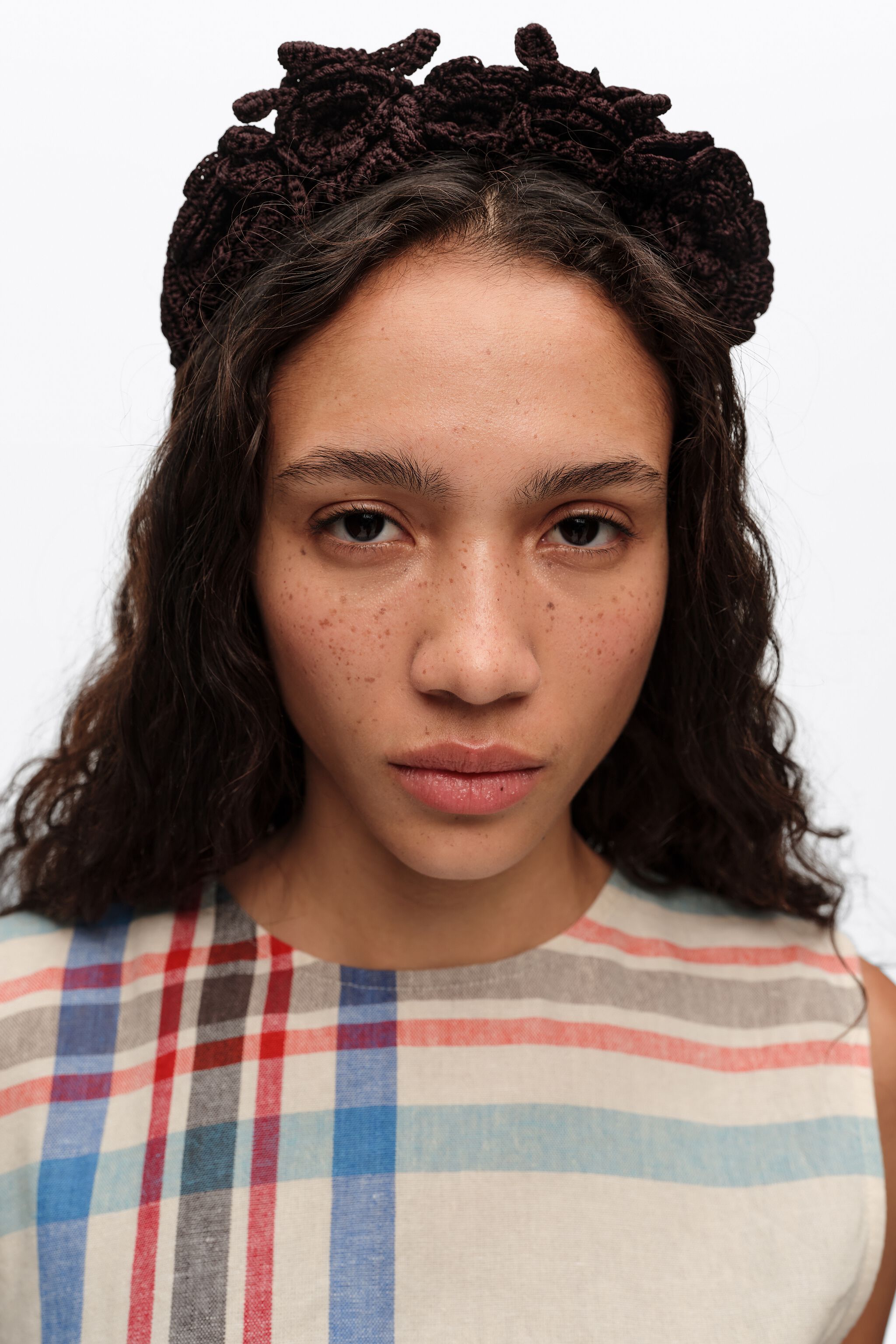 Schokoladen-Strick-Headband