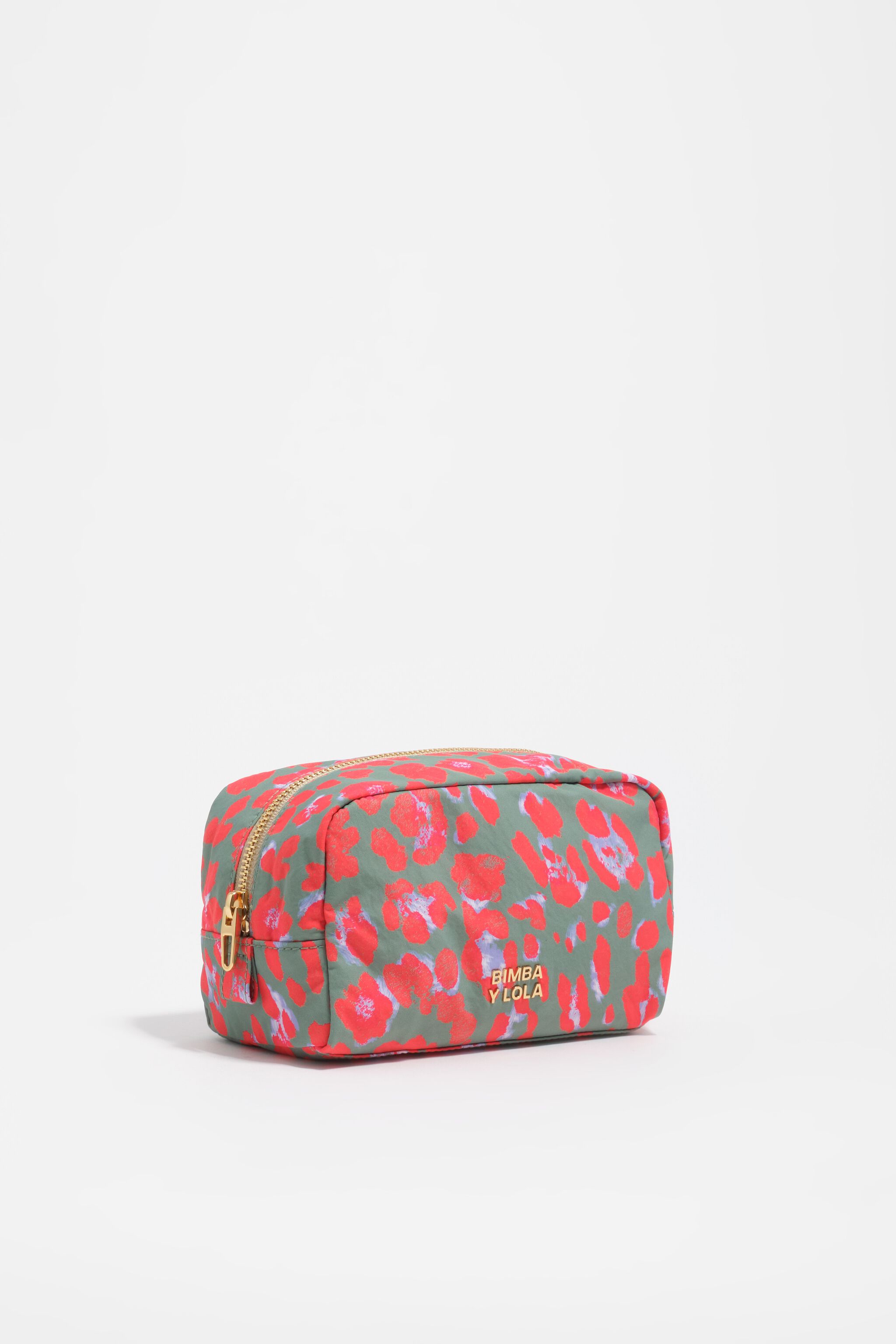Aquamarin-Löwen-Nylon-Make-up-Case