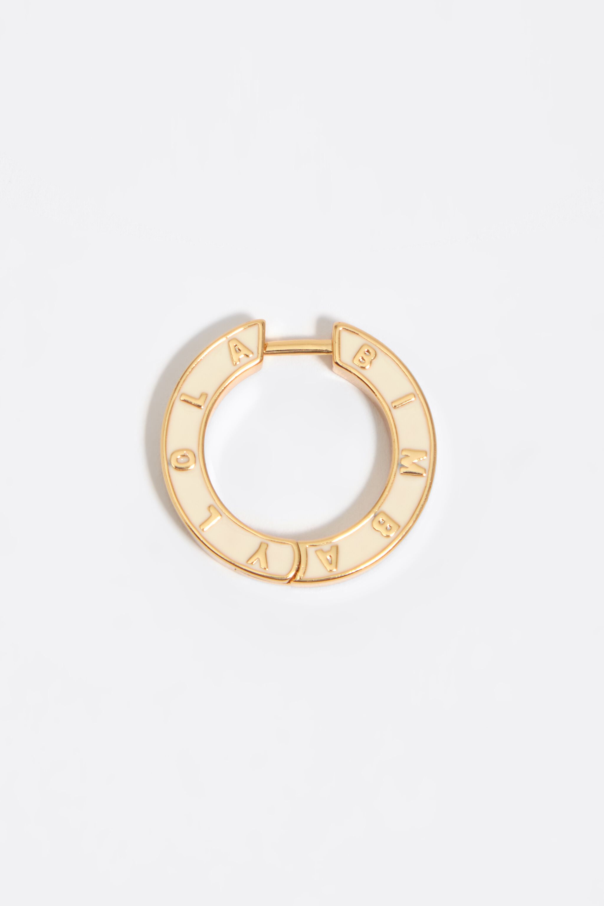 Hoop-Ohrstecker ivory Logo