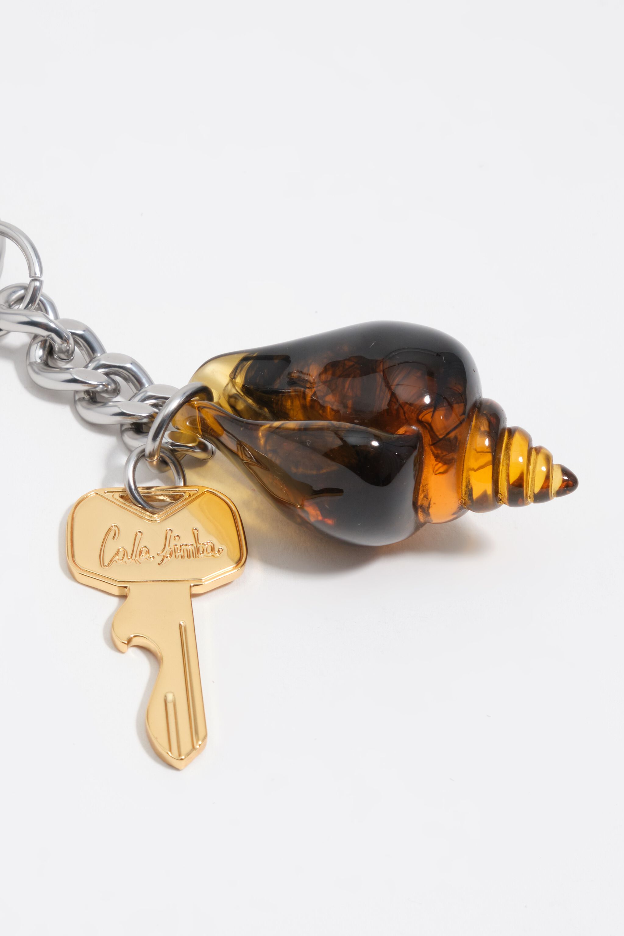 Resin Muschel Schlüsselanhänger und Metallschlüssel