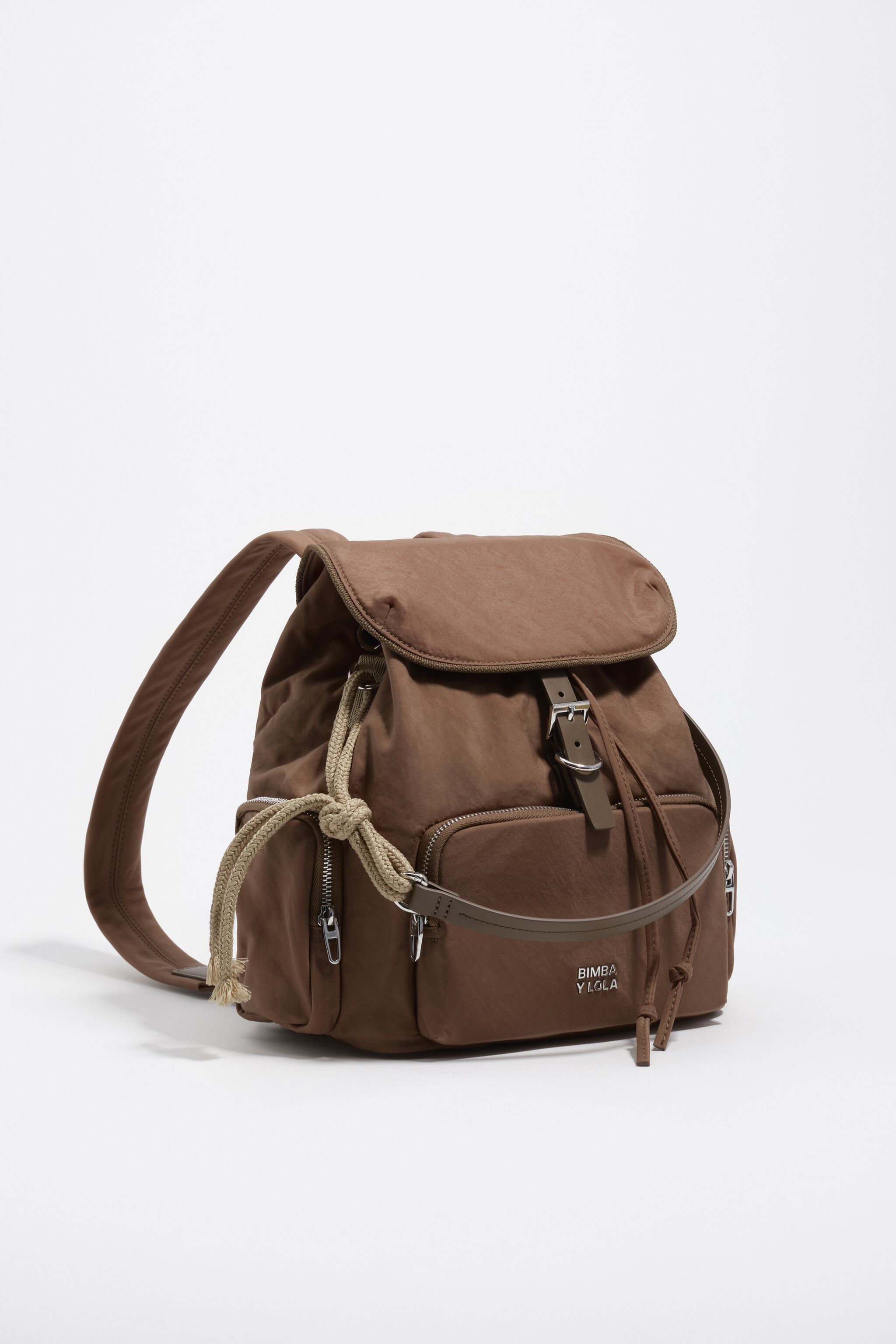 Nougat-Nylon-Pocket-Rucksack