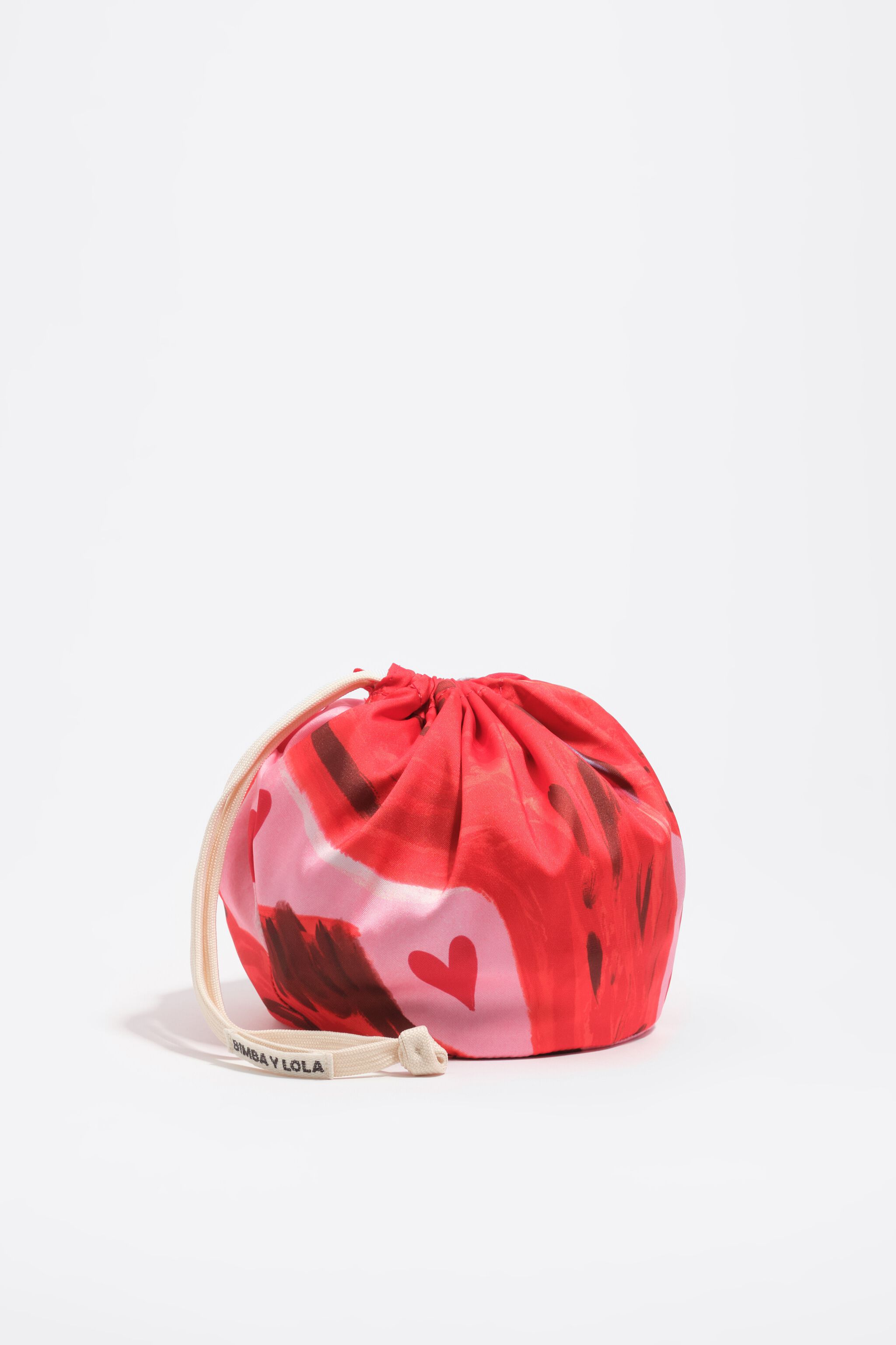 Rotes Nylon-Schal-Portemonnaie