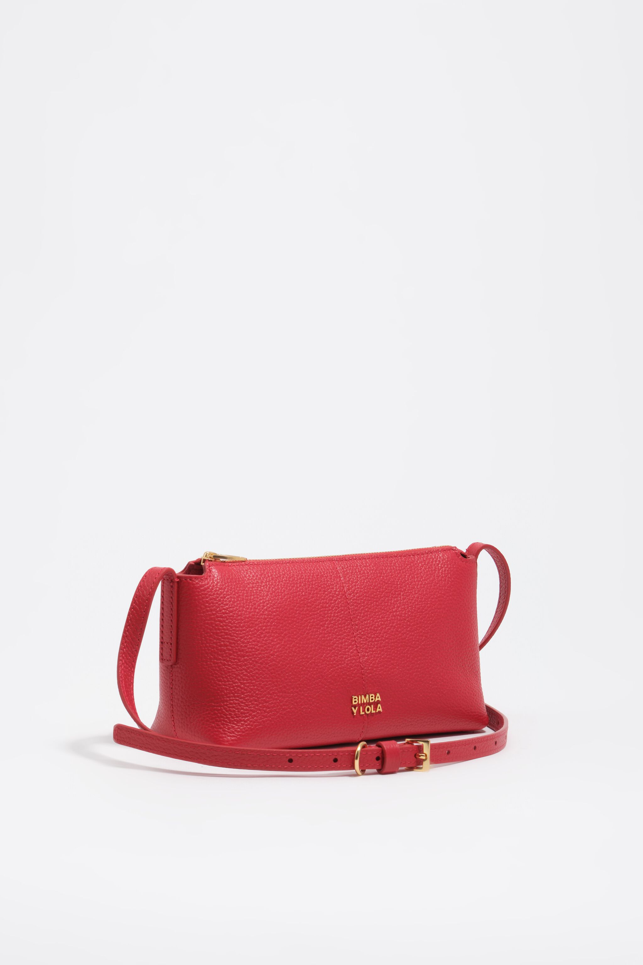 Rote Ledermini-Tasche