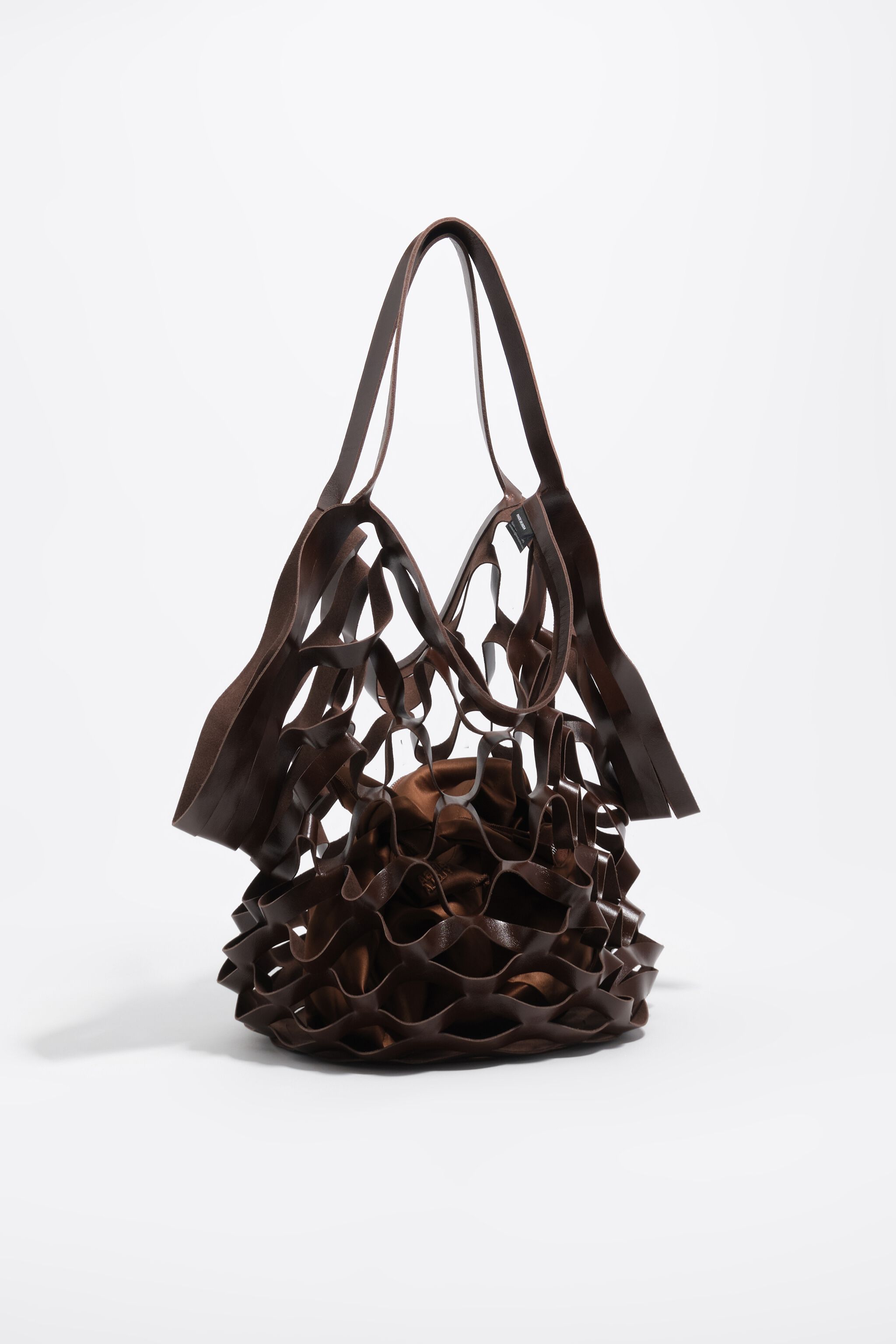 Braune Leder-Cala-Tasche