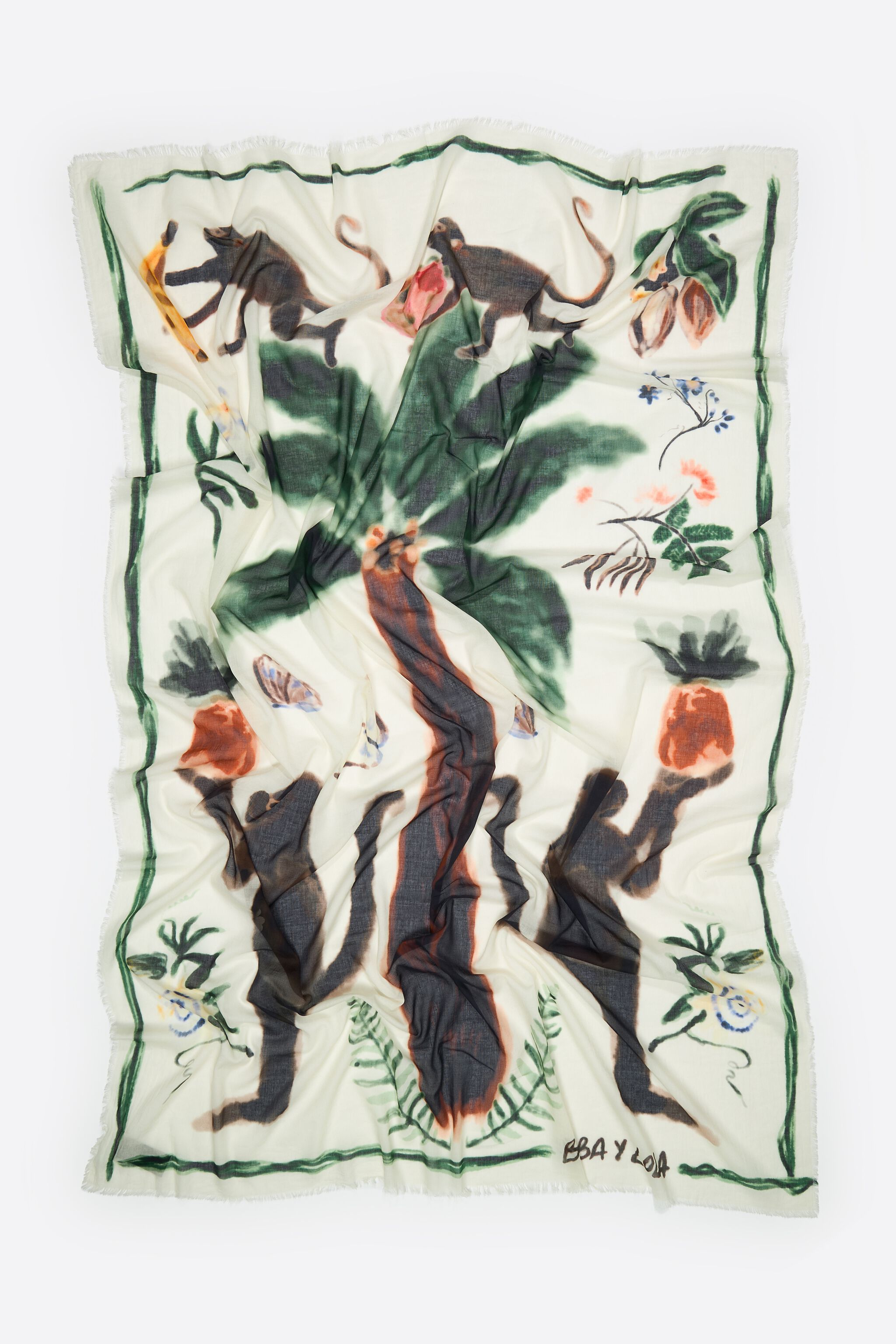 Gewaschener Baumwoll-Monkey-Sarong