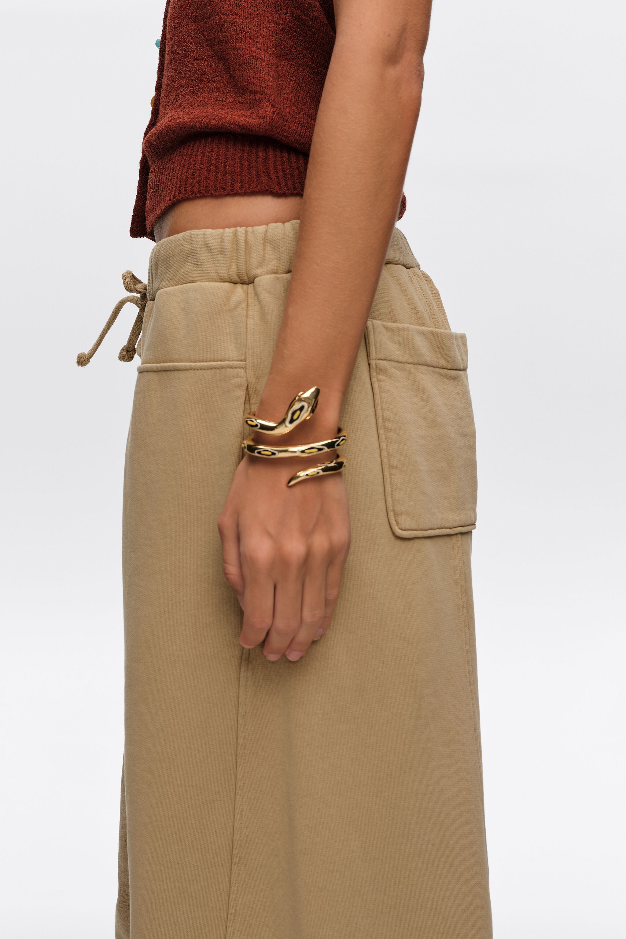 Goldschlangen-Armband