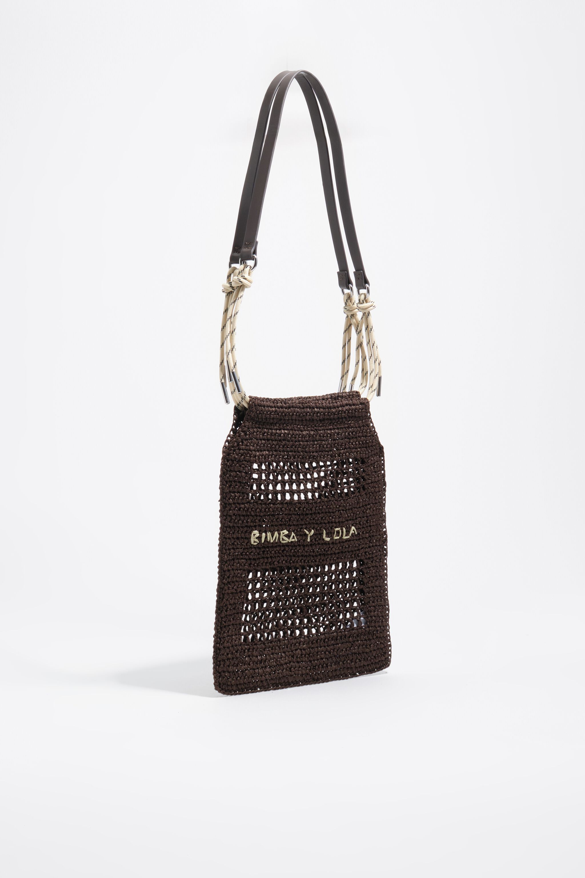 Kleine Schokoladenpapier-Schultertasche