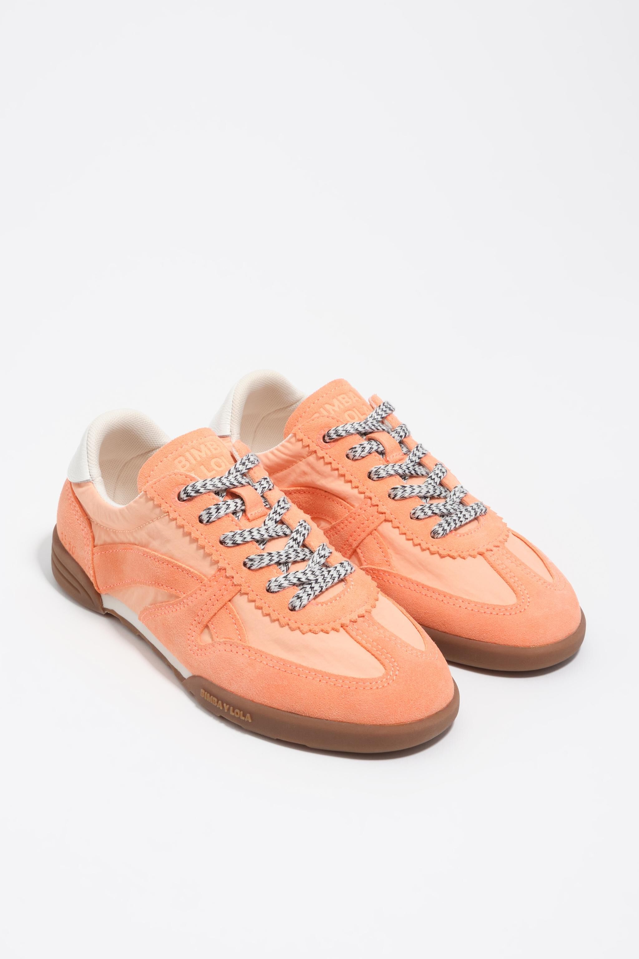 Coral Wildleder- und Nylon-Sneaker 13 16 für Innenräume
