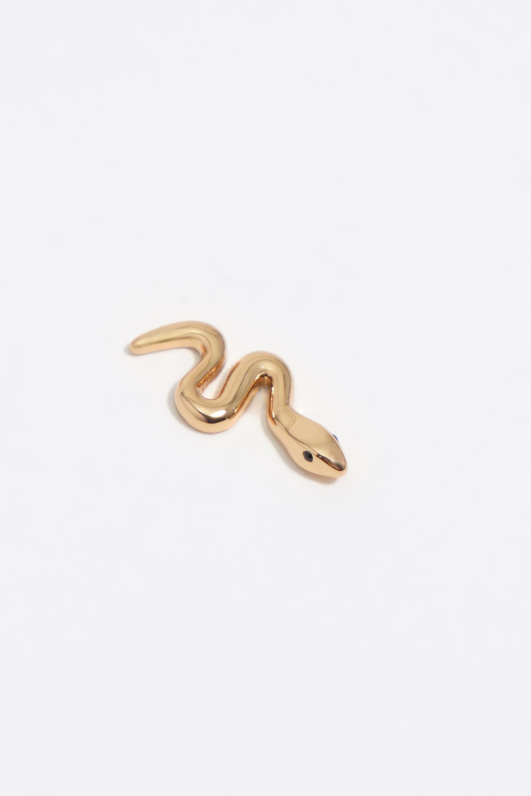 Mini-Gold-Schlangen-Ohrstecker