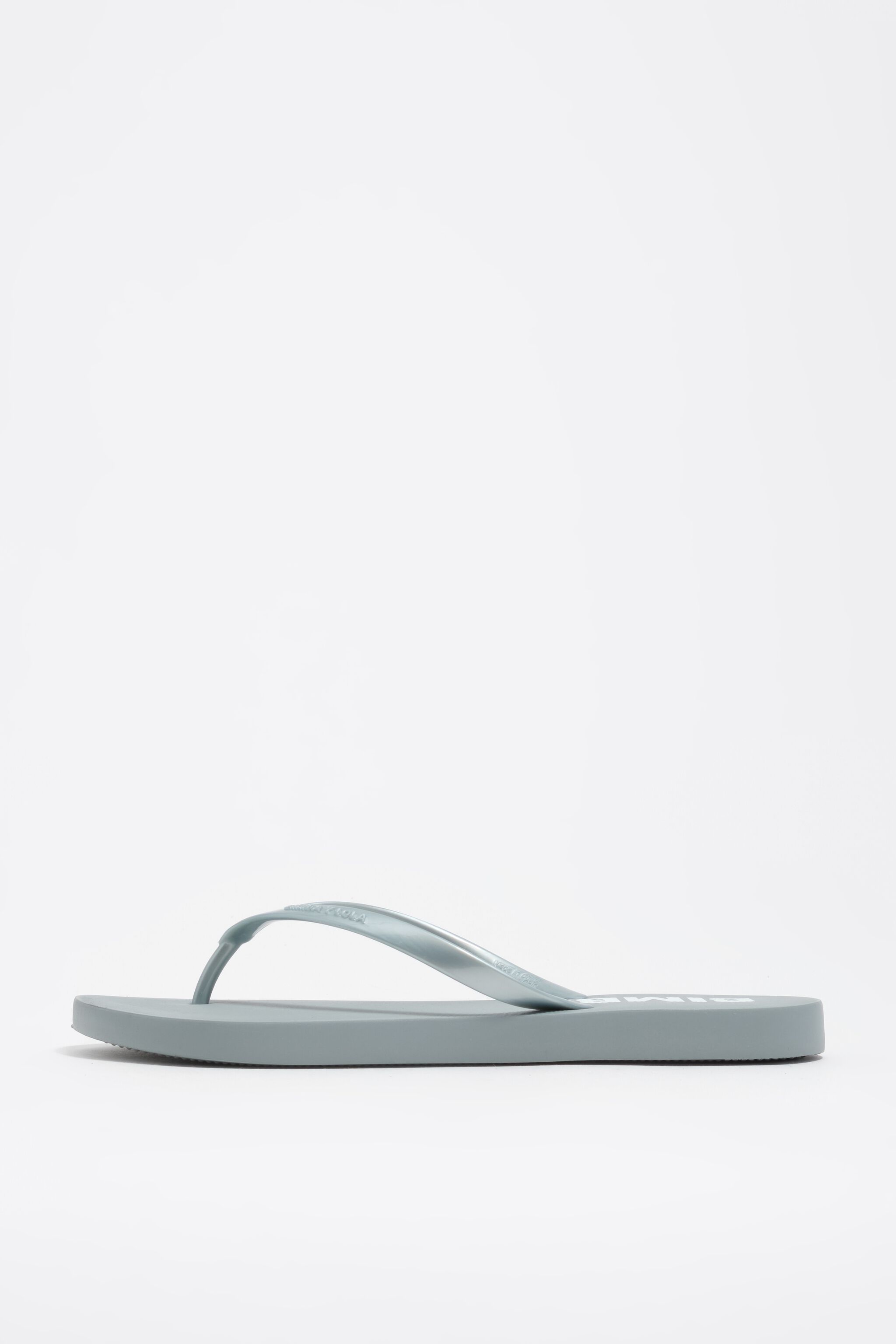Silberne Flip-Flop