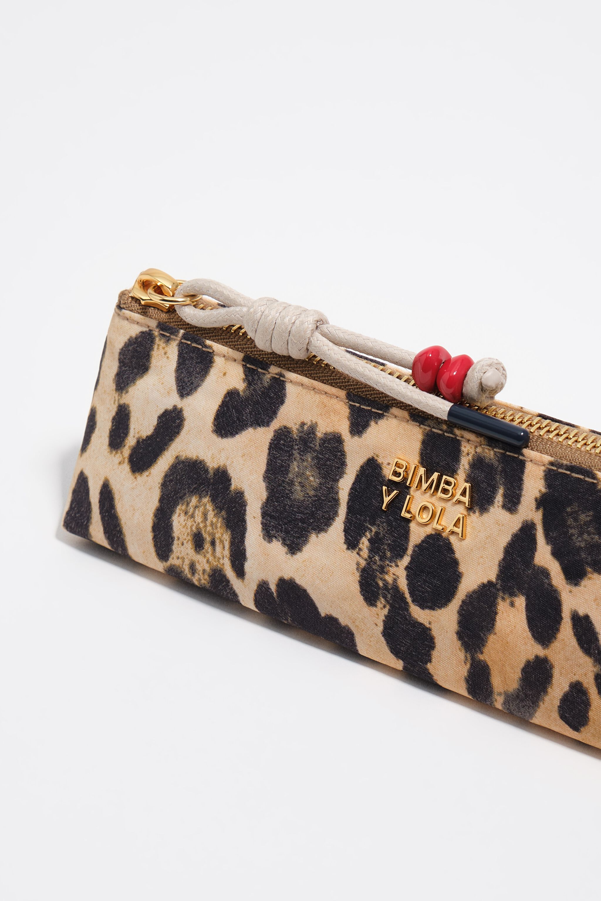 Natürlicher Leopard-Nylon-Case