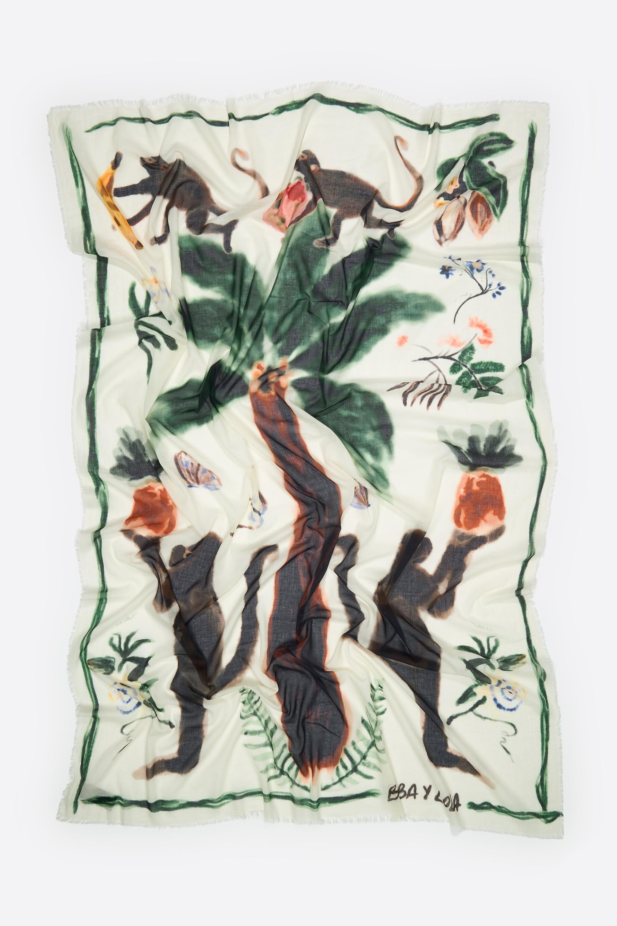 Gewaschener Baumwoll-Monkey-Sarong