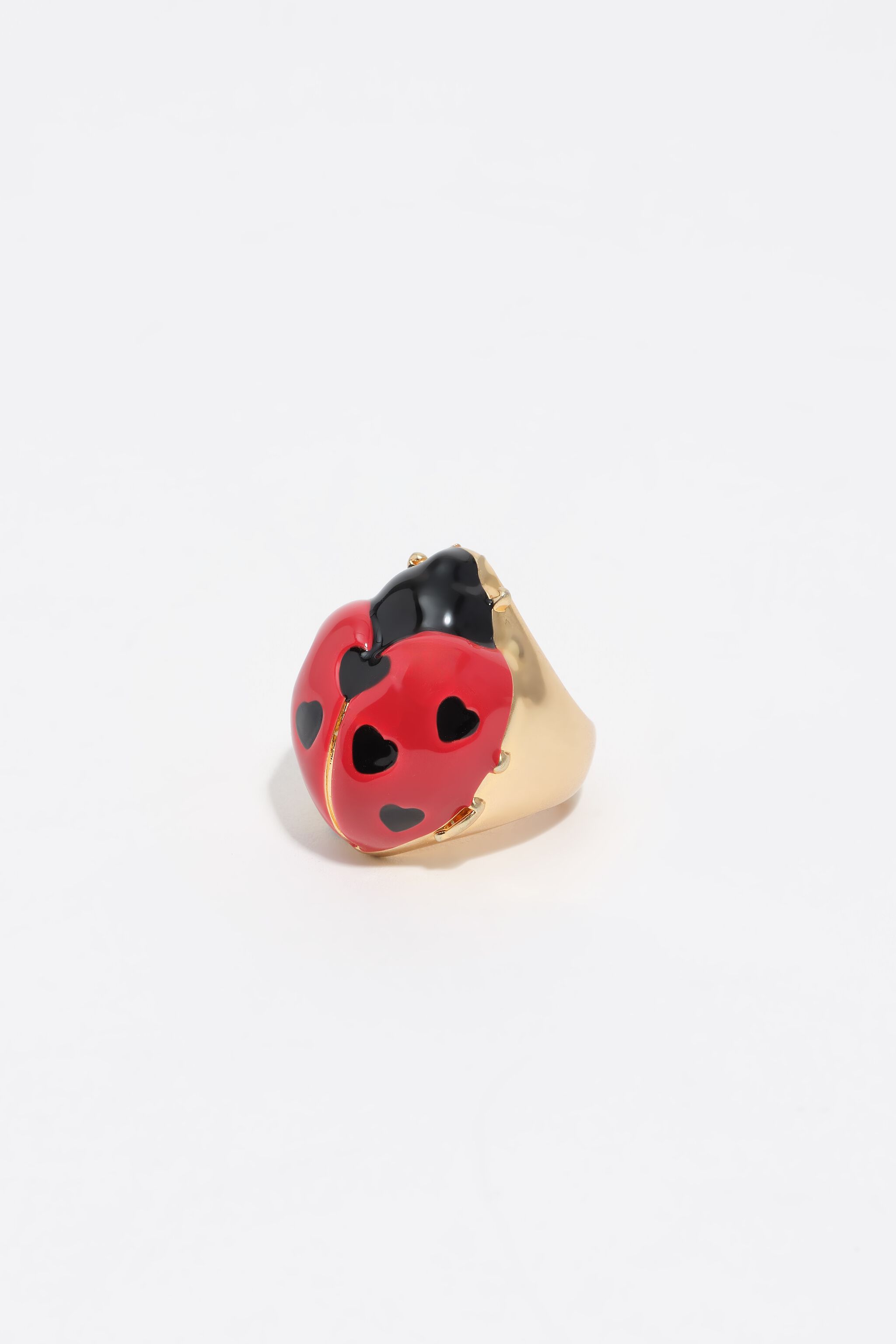 Roter Marienkäfer-Ring