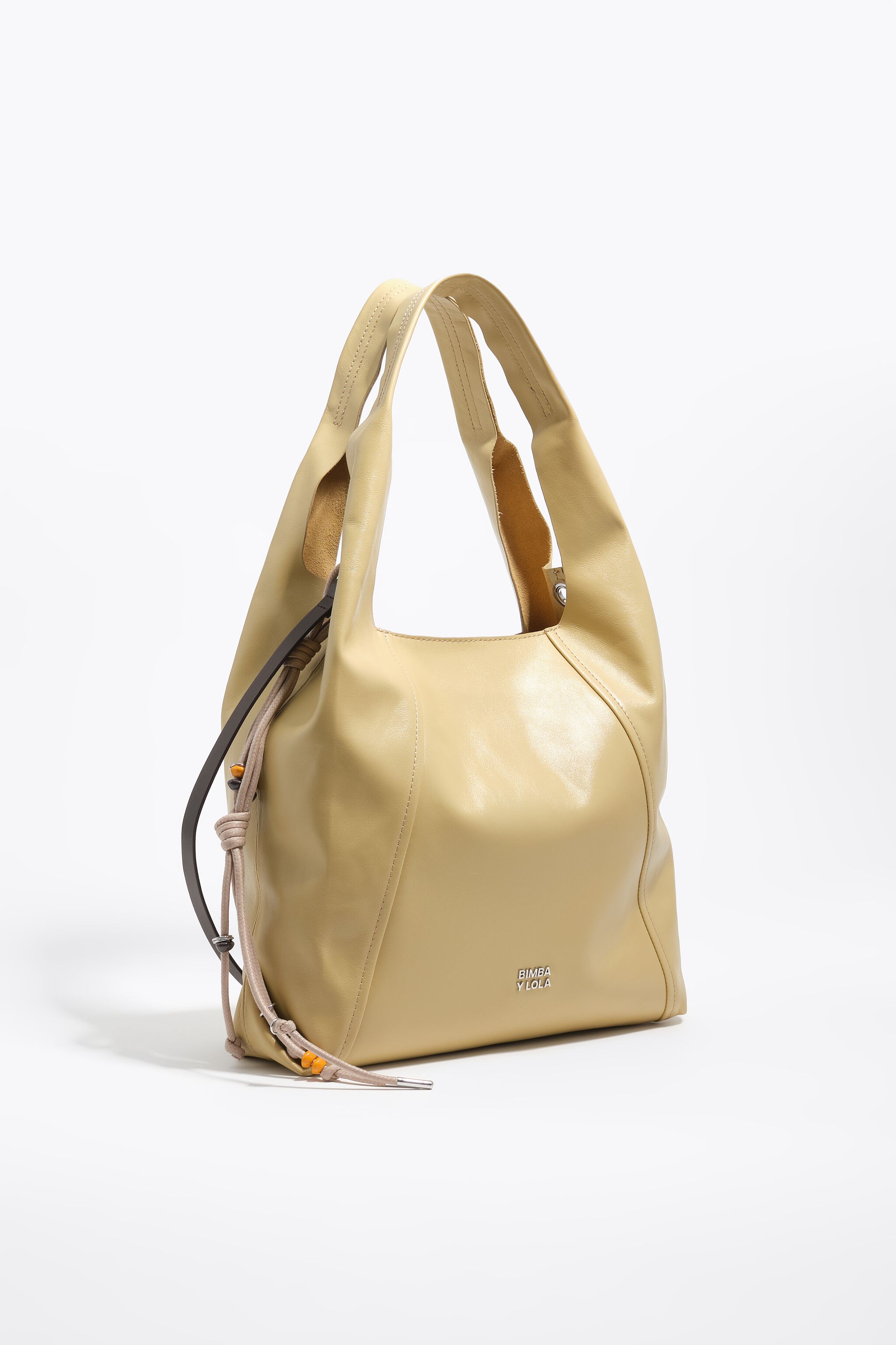 Große Haferflocken-Leder-Papier-Schultertasche