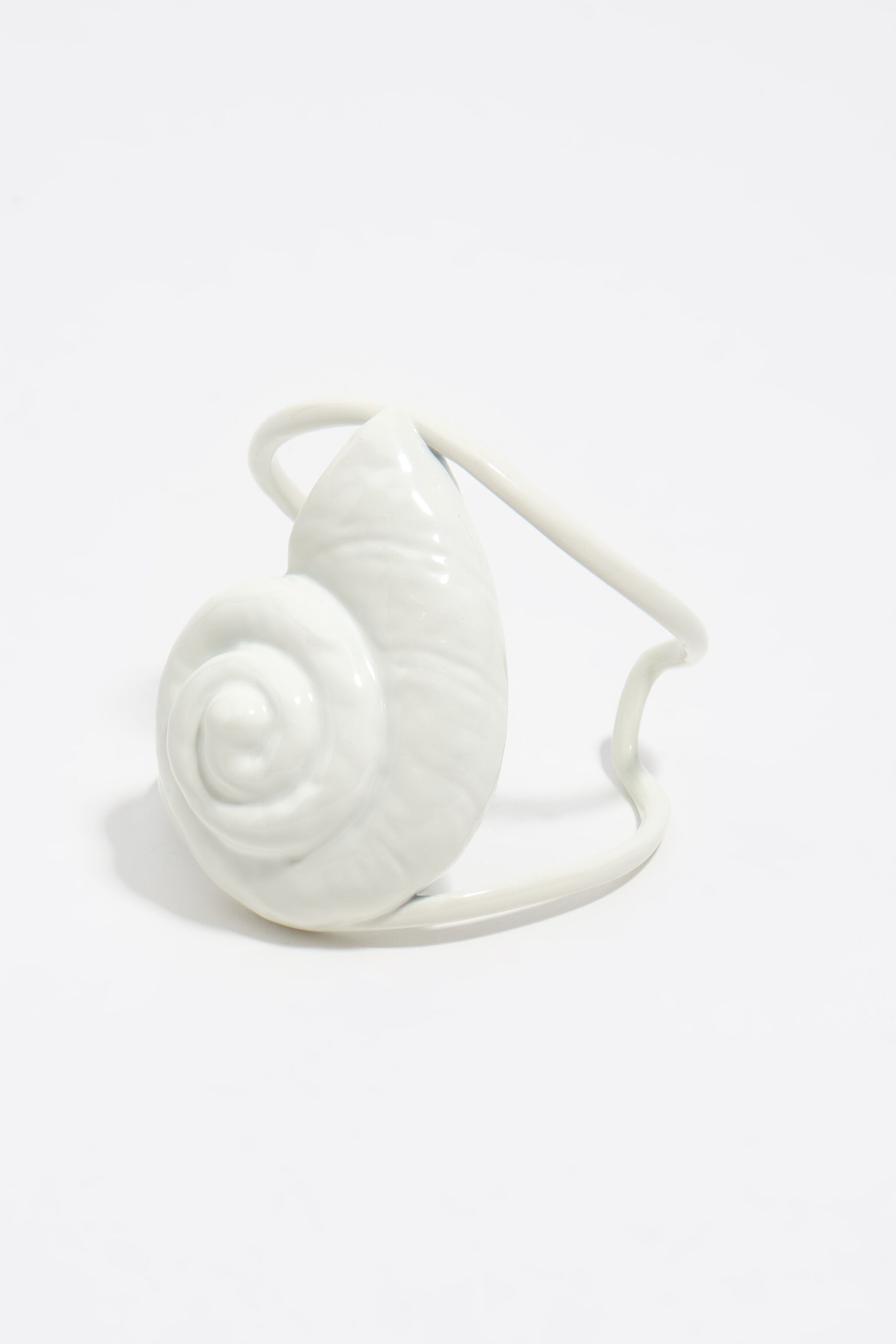 Ivory lackierte Muschelarmband