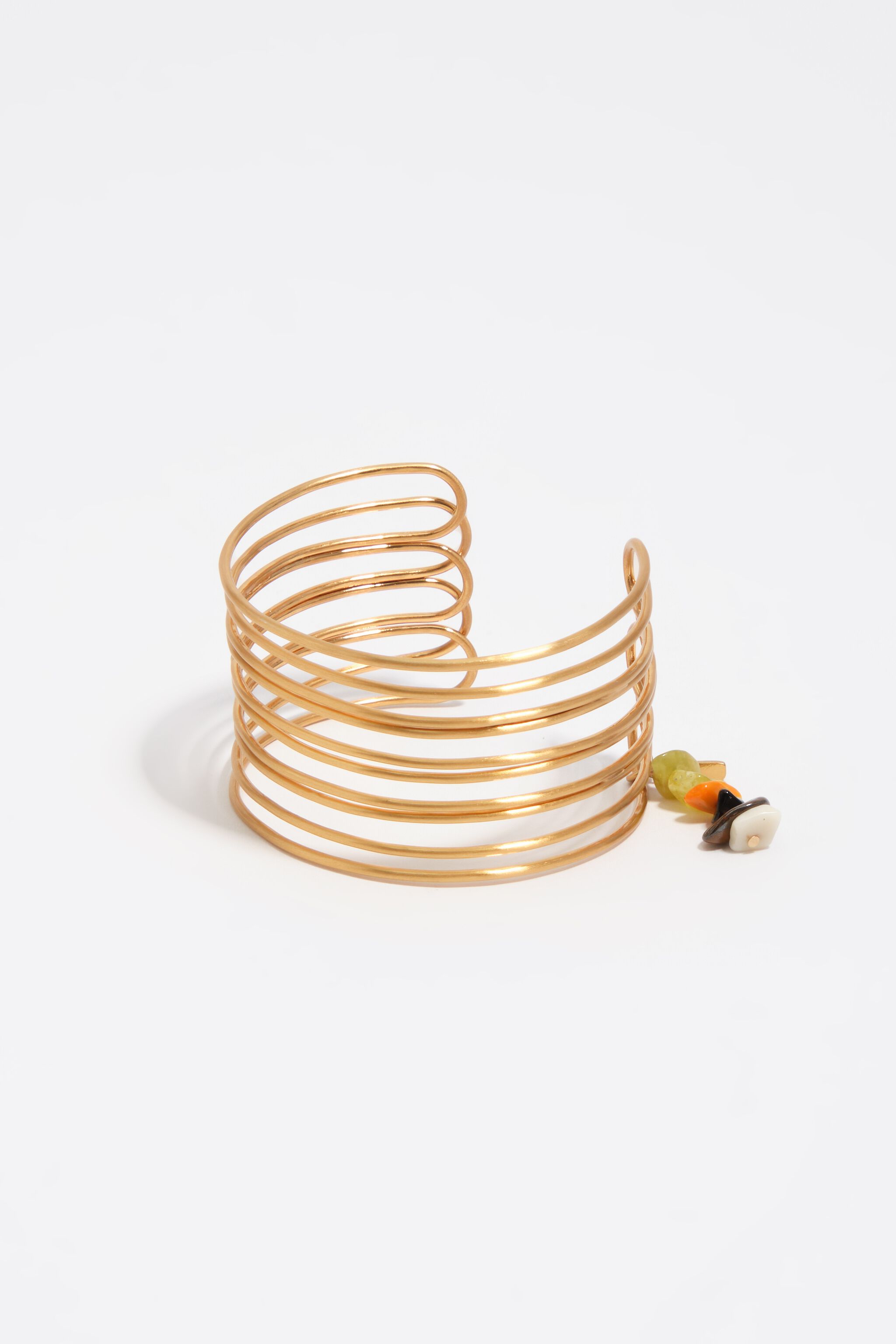 Gebrauchter Gold-Textur-Bandarmband