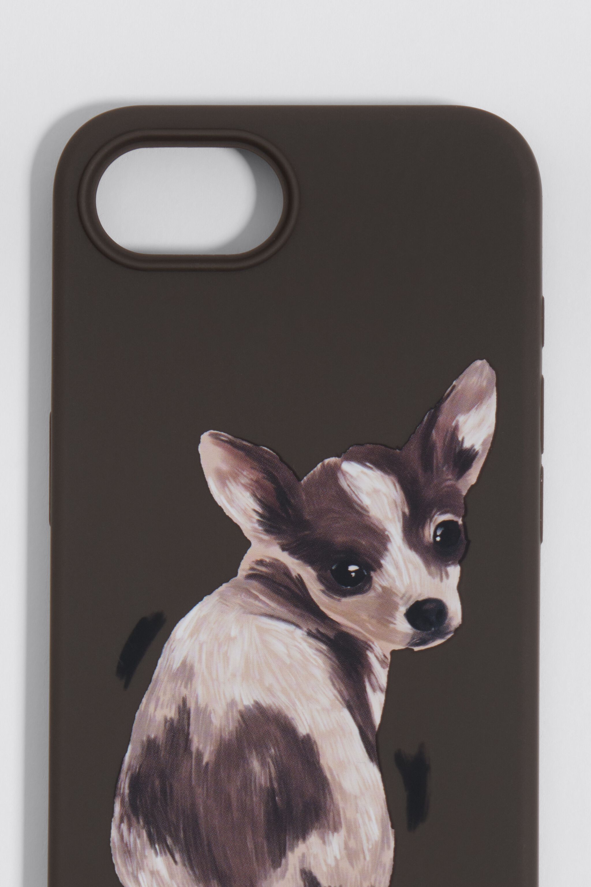 Schokoladen-Chihuahua-Telefonhülle für iPhone 16 e