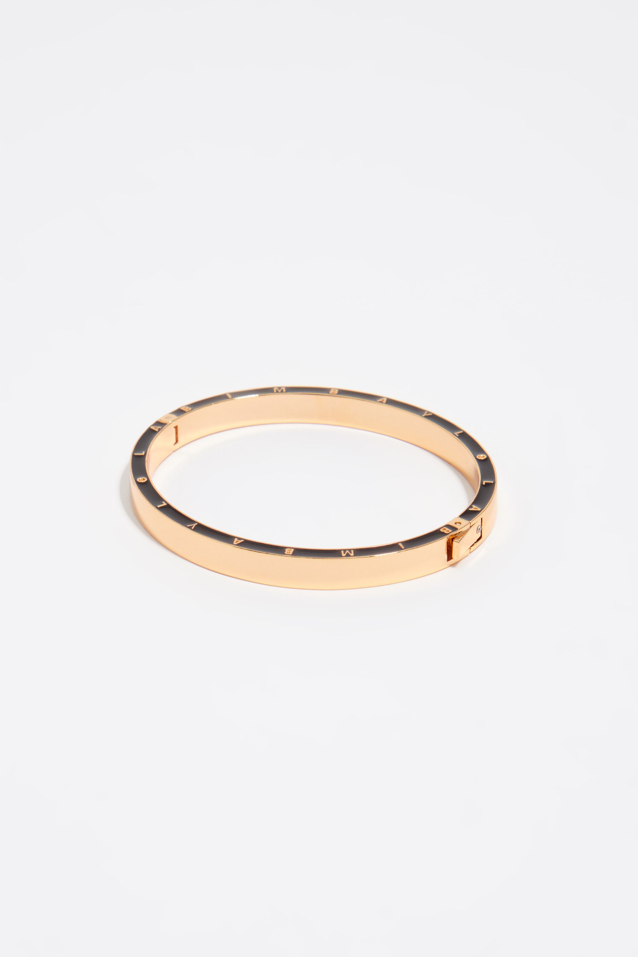 Brauner Haken-Logo-Armband