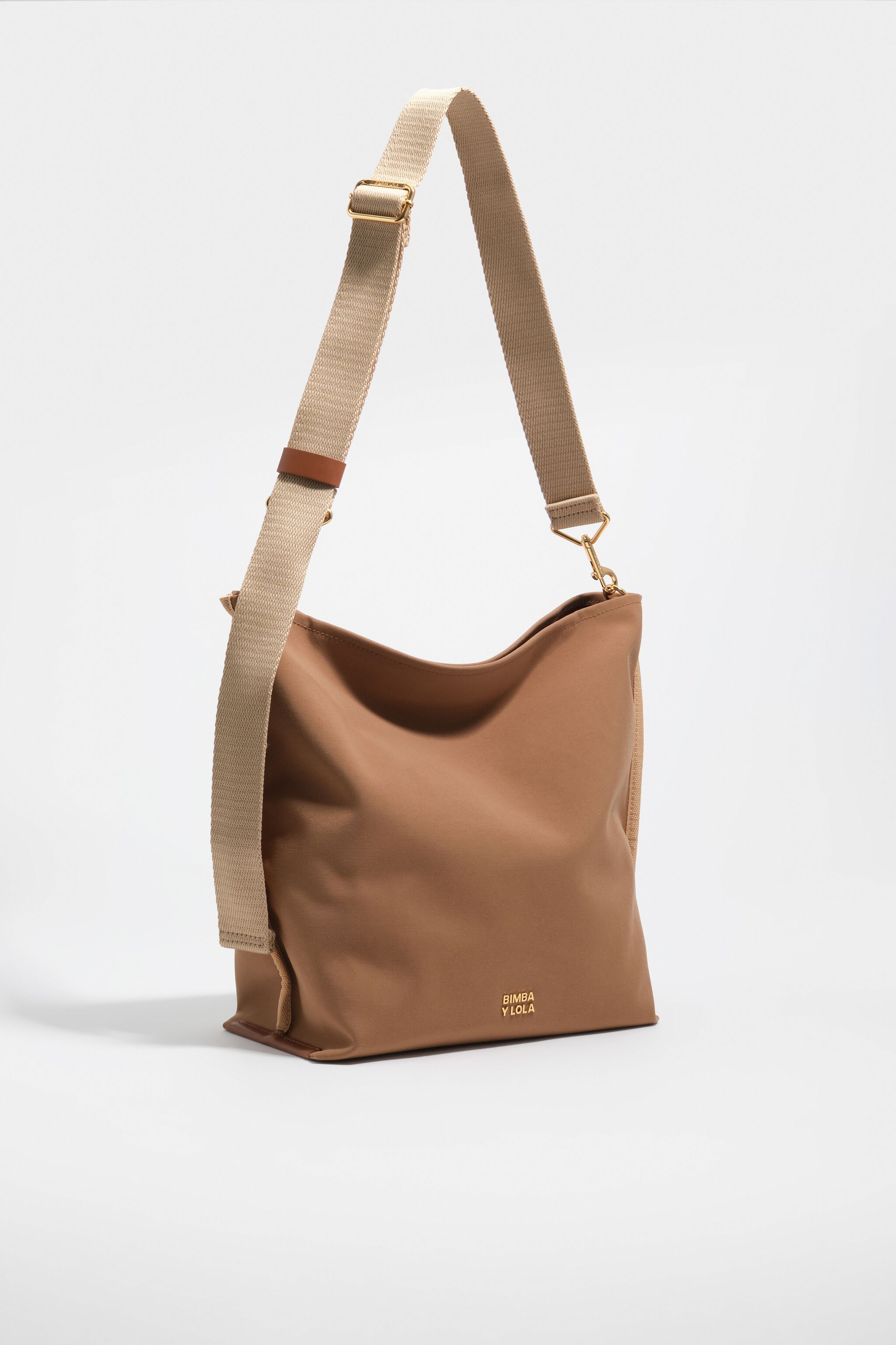 Medium Cinnamon-Gabardine-Carlino-Tasche