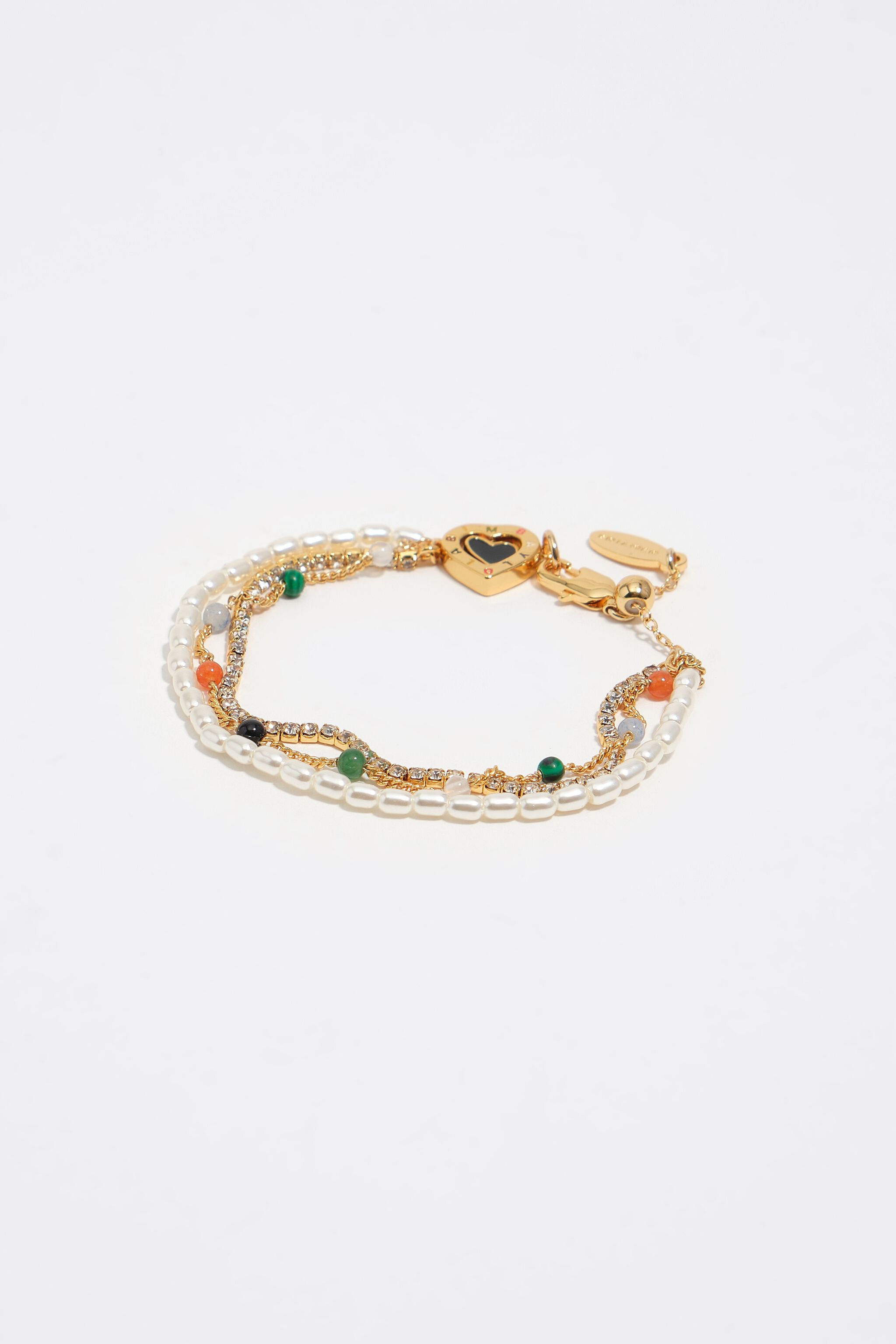 Golden-Logo-Heart-Dreifach-Armband