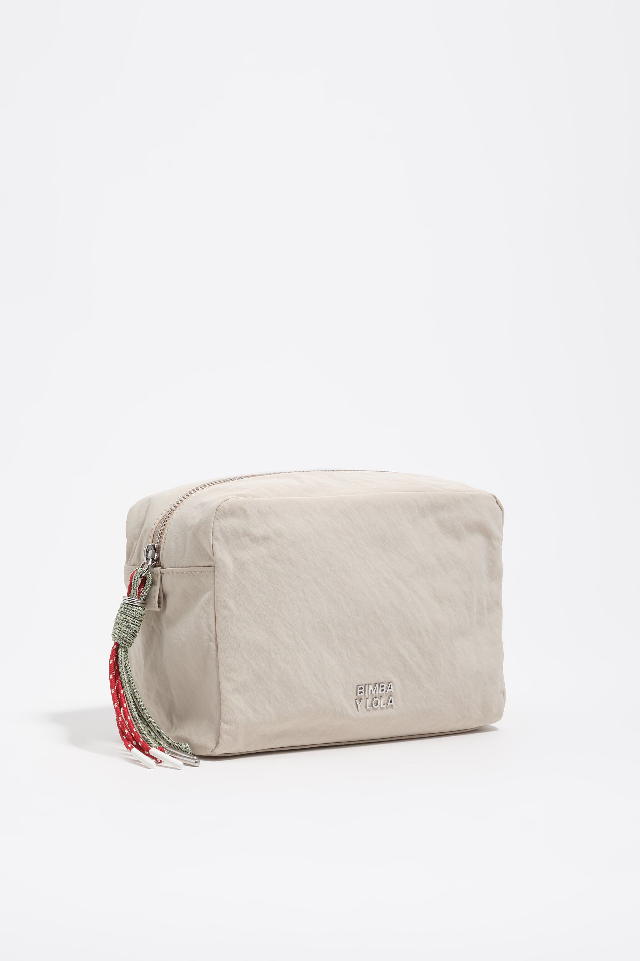 Große weiße Stein-Nylon-Make-up-Tasche