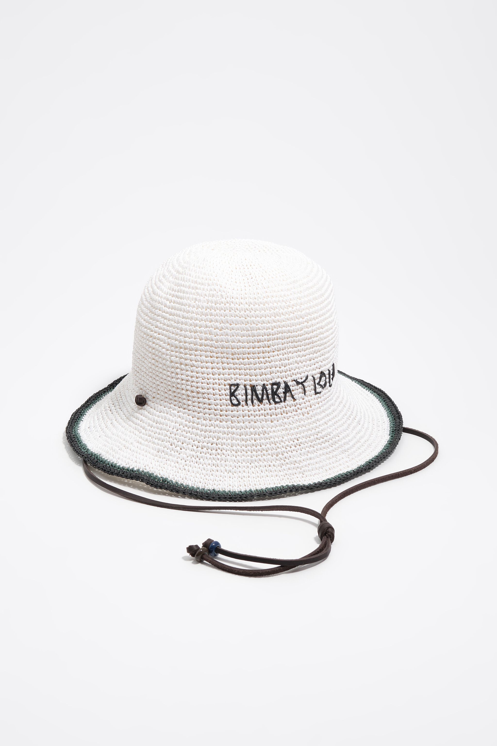 Weicher Raffia-Effekt-Hut