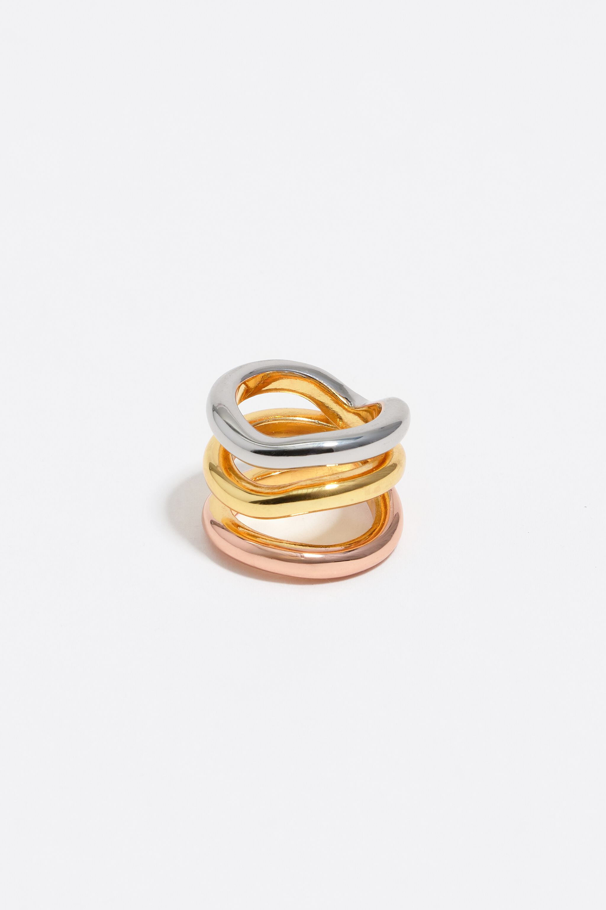 Dreiton-Band-Ring