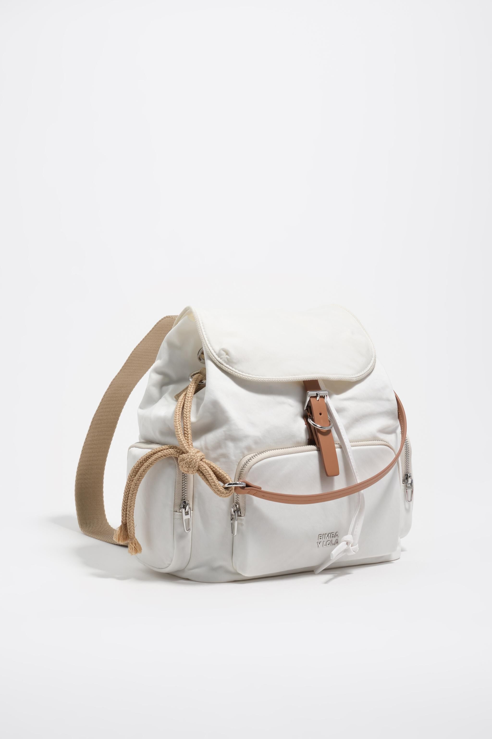 Weiße Nylon-Handytasche