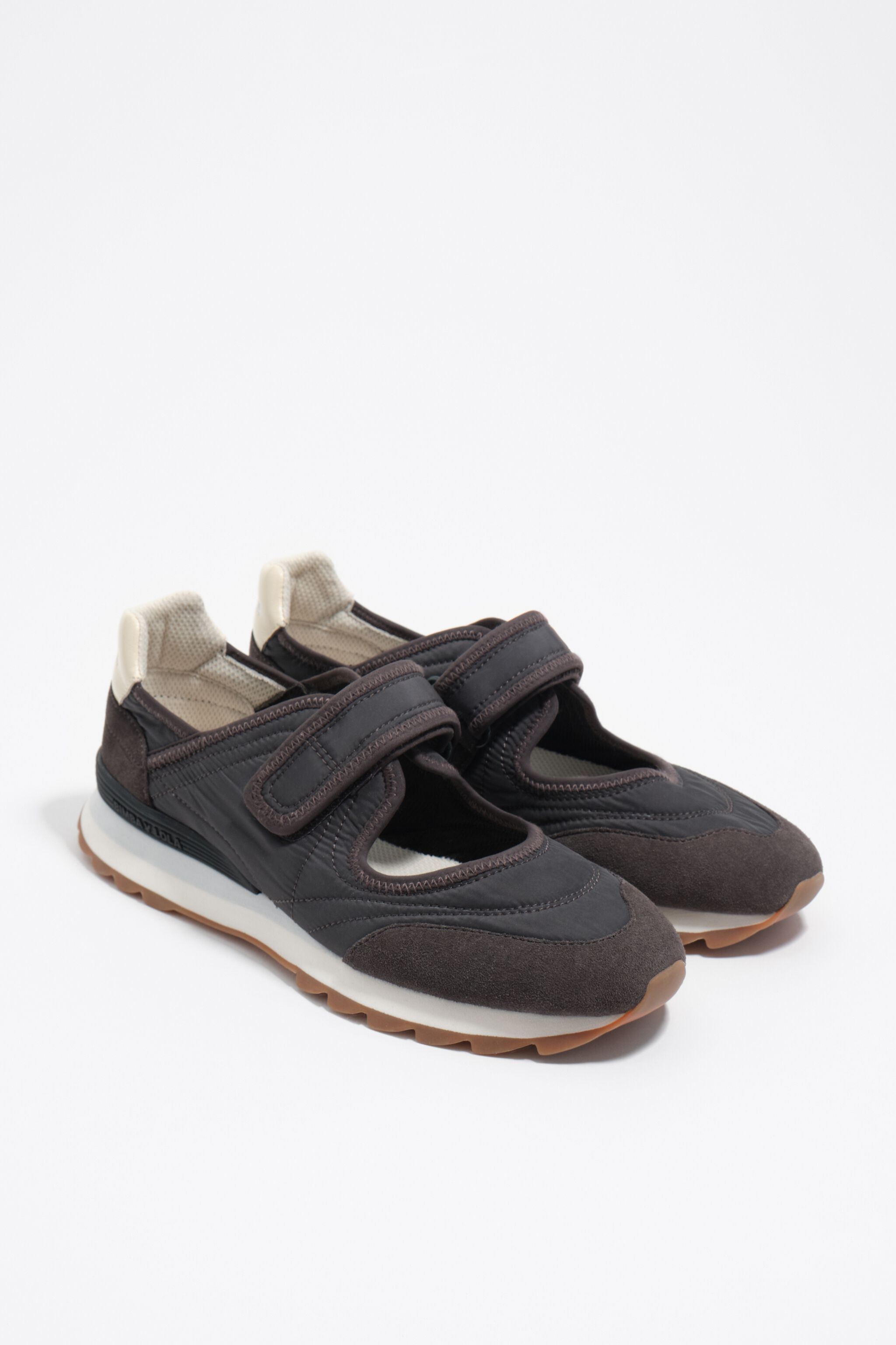 Schwarze Nylon 13 08 sportliche Ballerina
