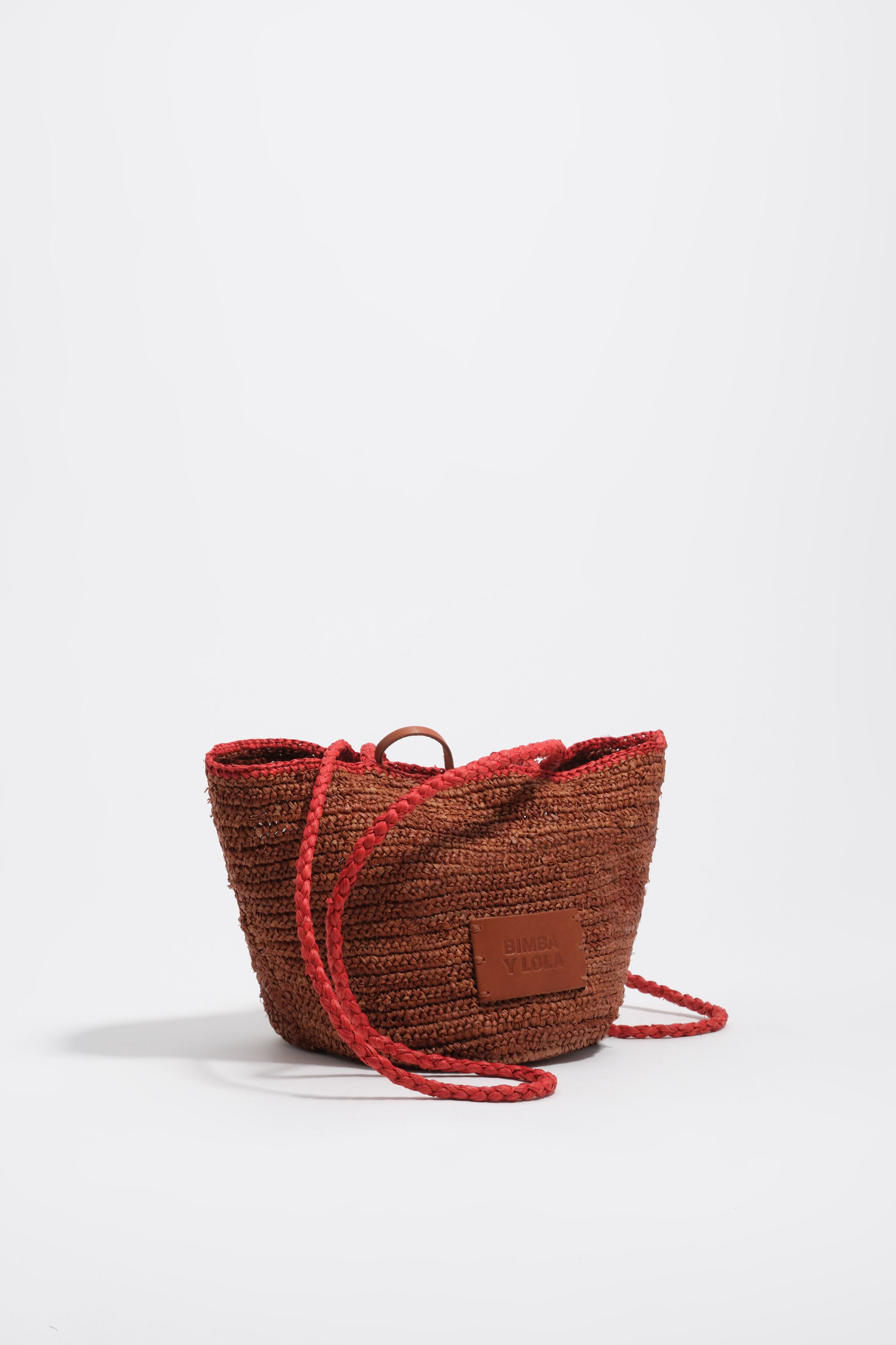 Kleine Rattan-Korb-Handtasche