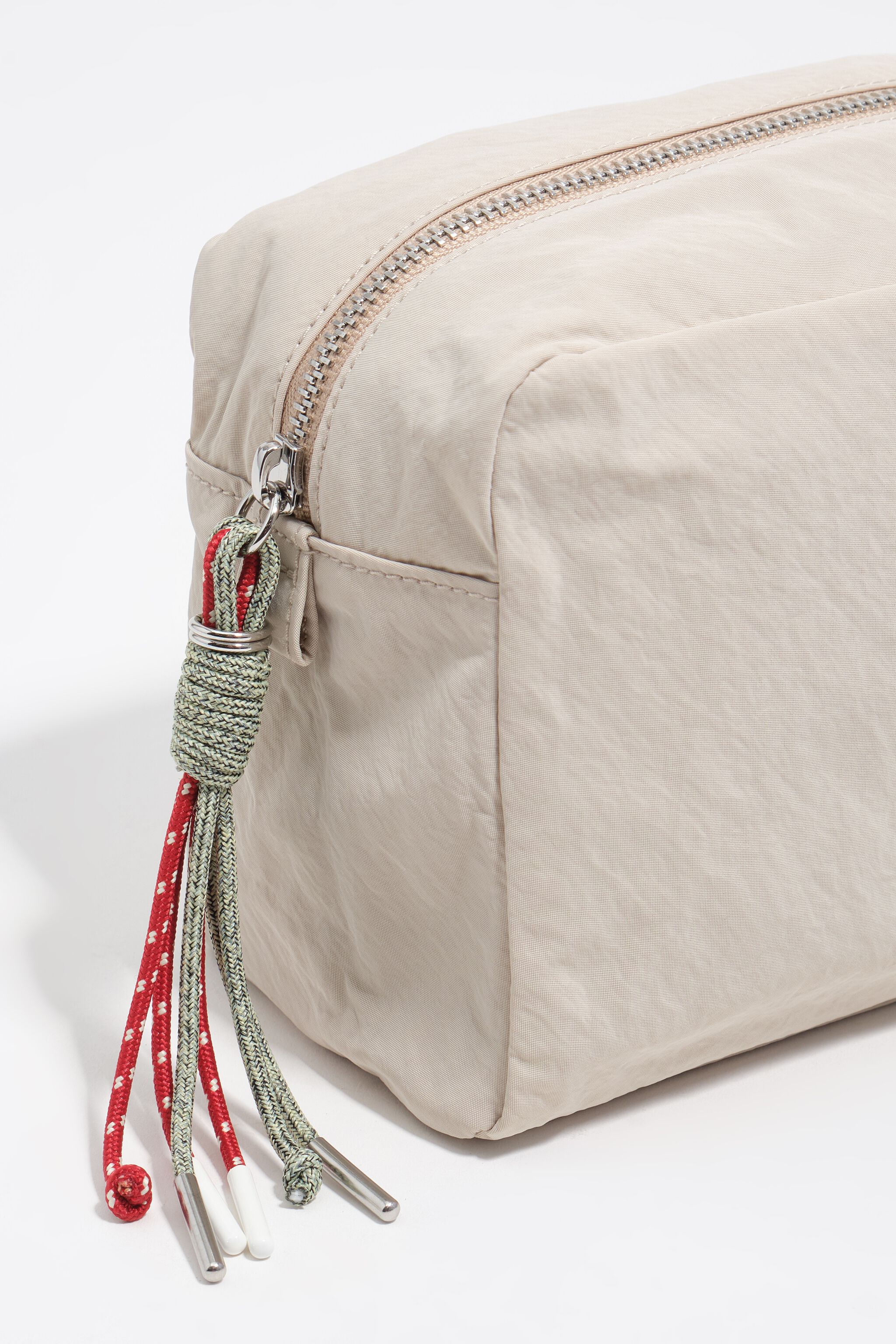 Große weiße Stein-Nylon-Make-up-Tasche