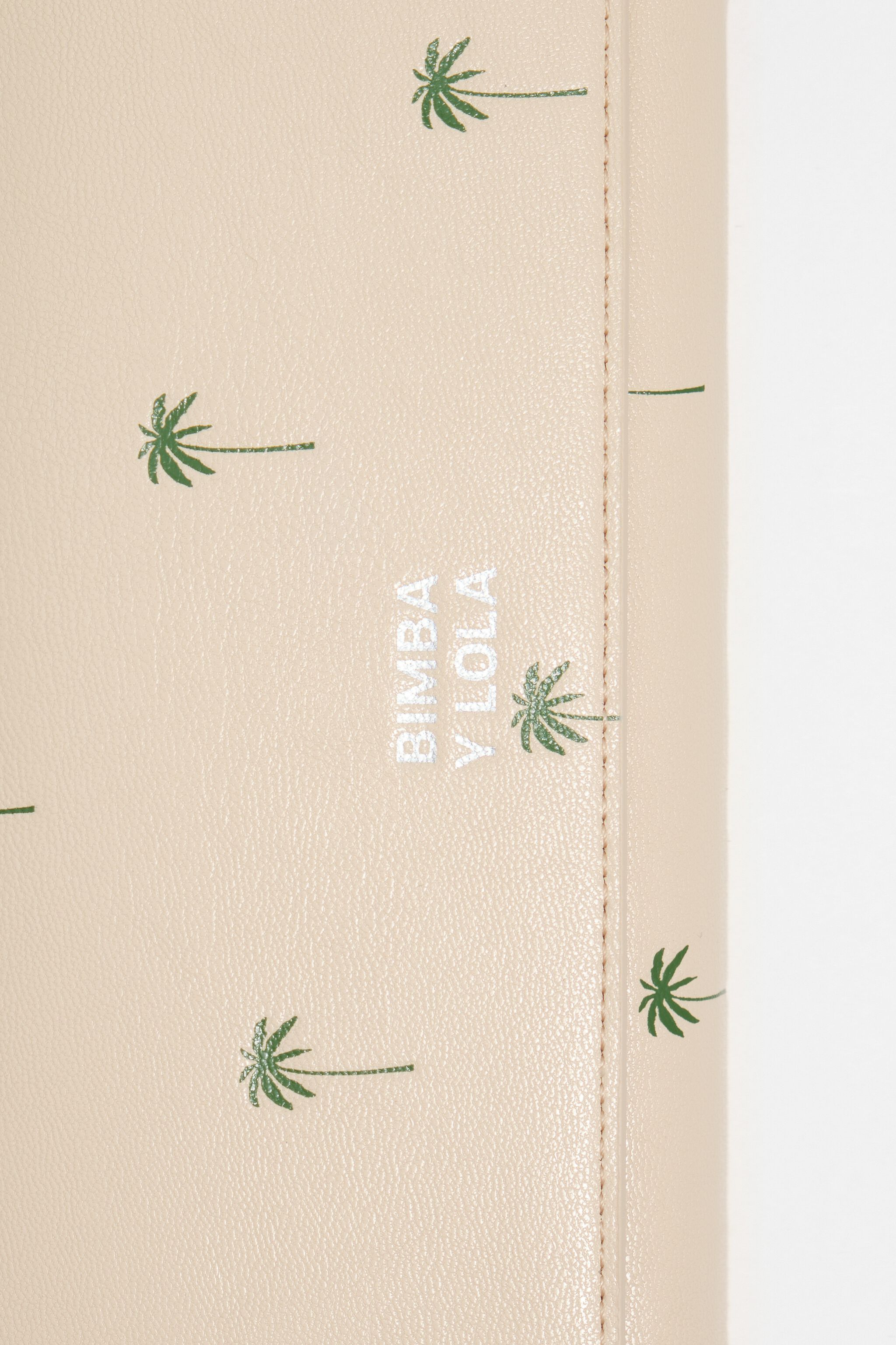 Große Sandleder-Palms-Brieftasche