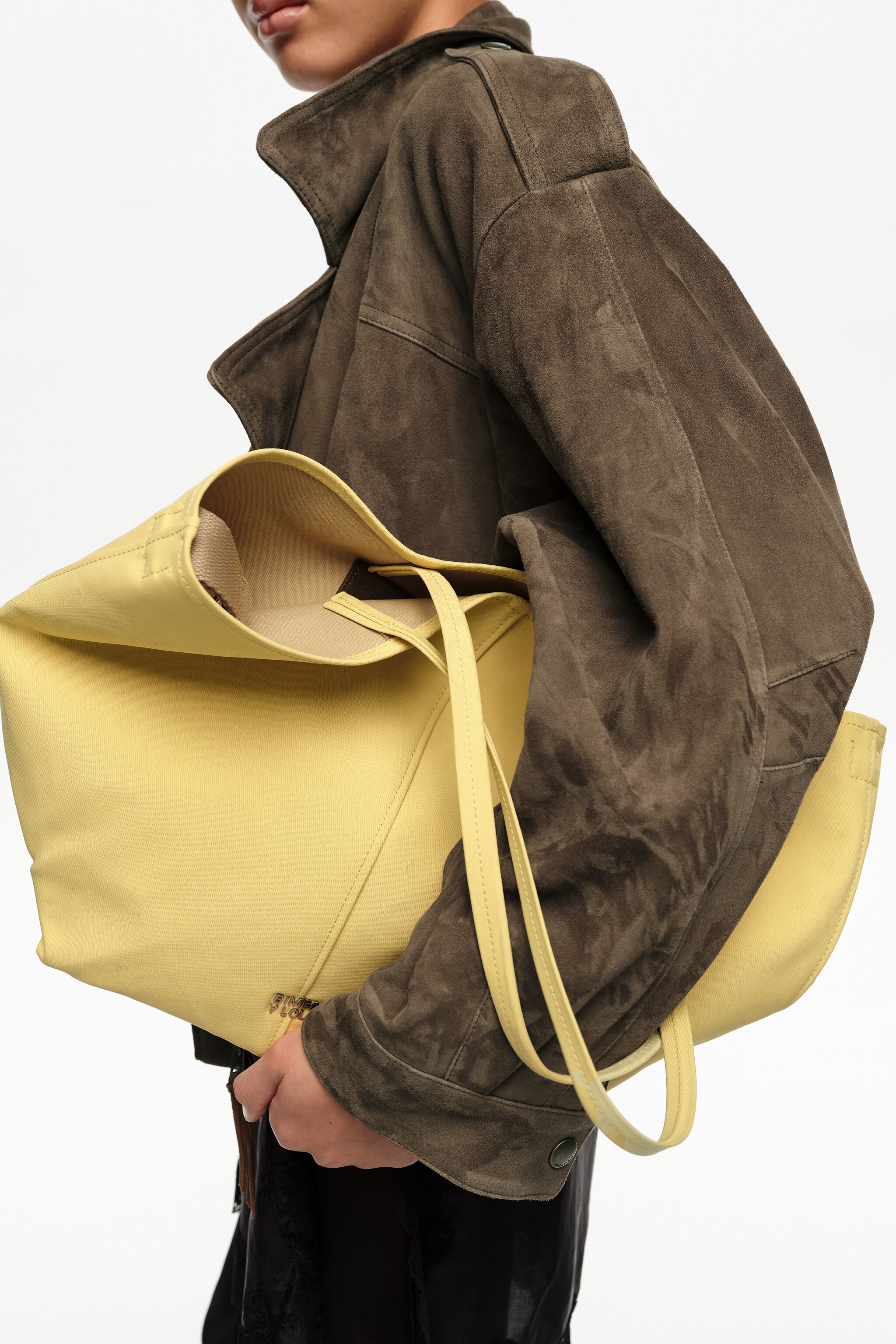 Große Bananen-Gabardine-Einkaufstasche