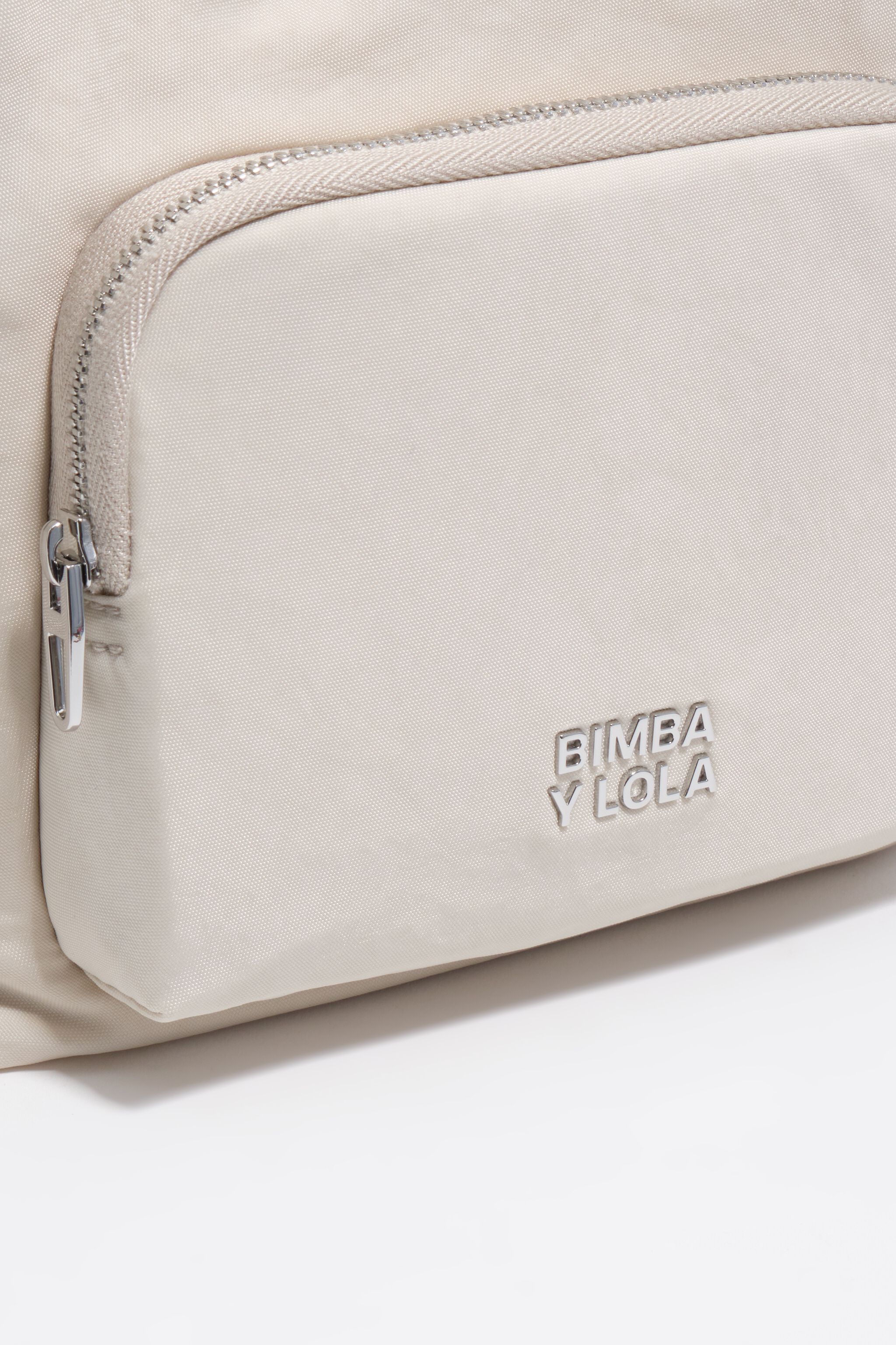 Kleine weiße Nylon-Handytasche