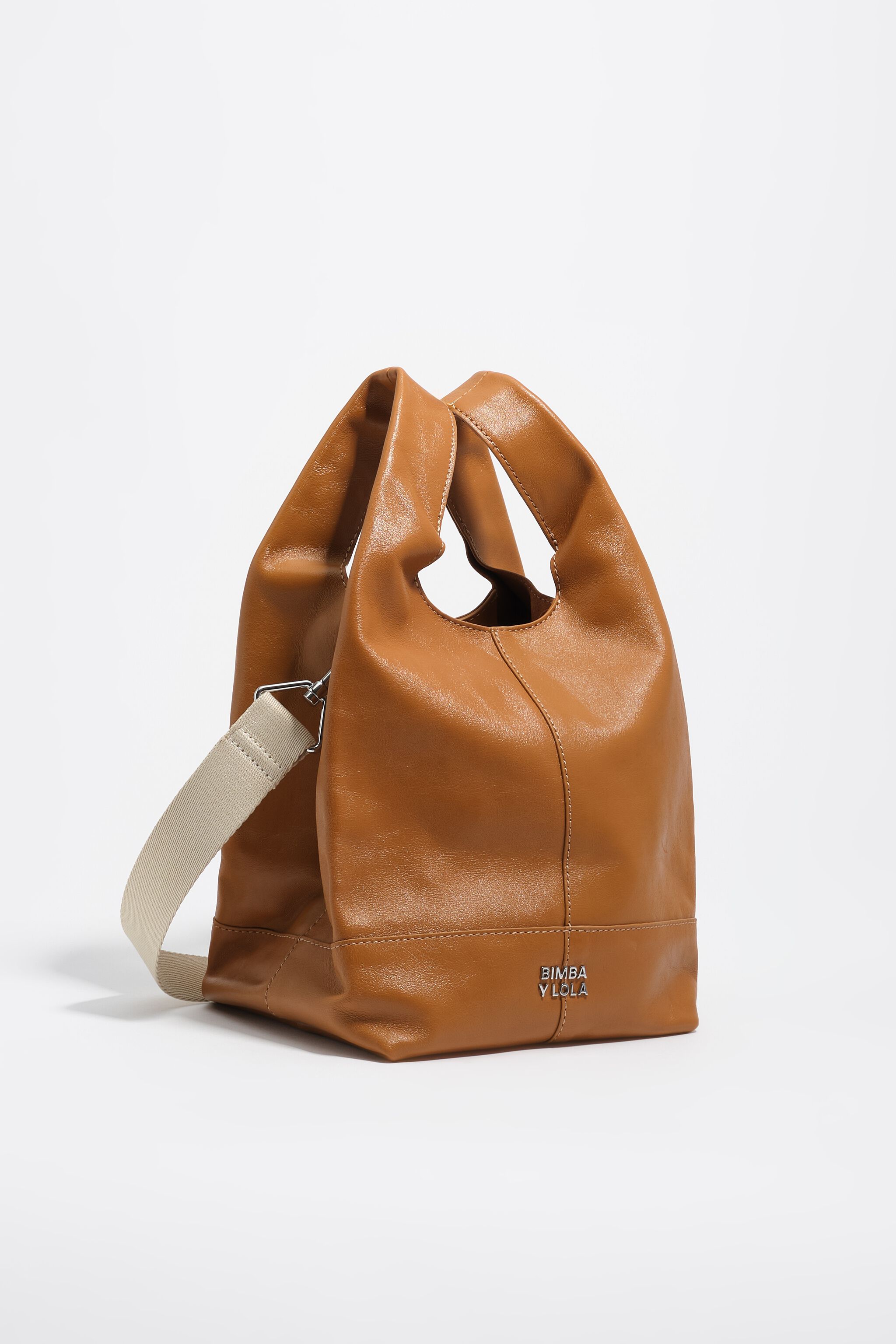 Medium Toffee-Leder-Papier-Tasche