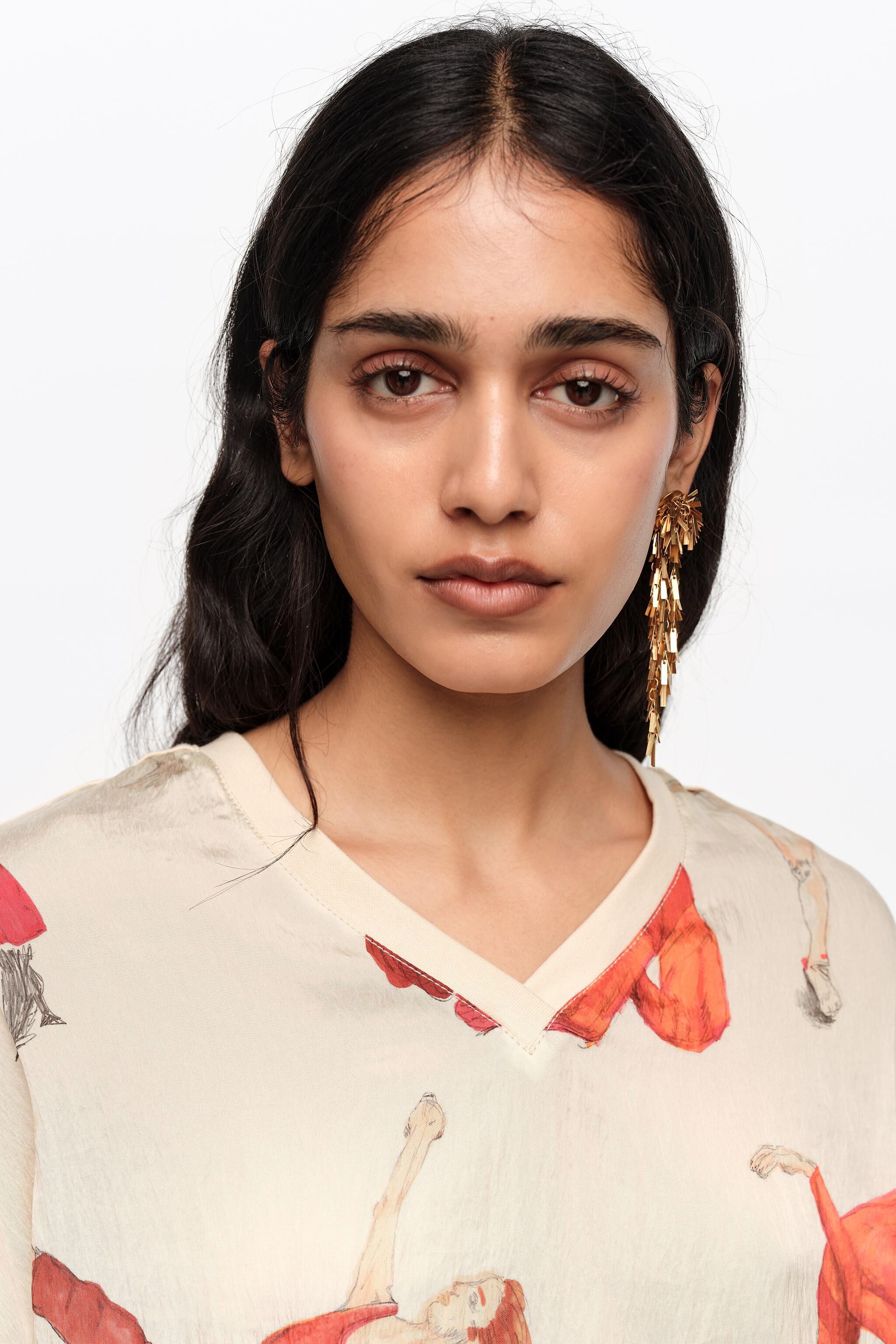 Oversize Fließ-T-Shirt für Tänzer
