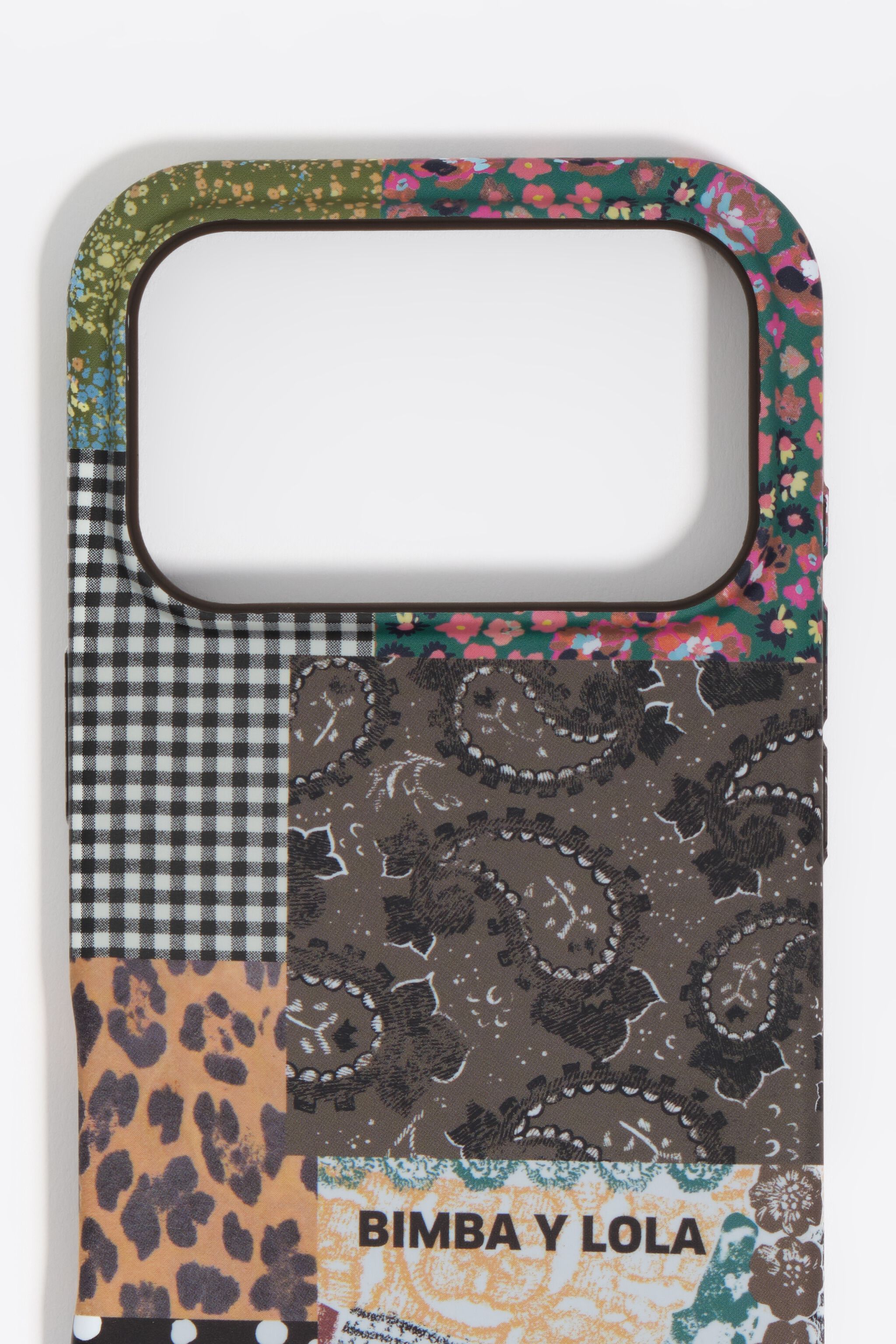 Patchwork-Handyhülle für iPhone 17 Pro