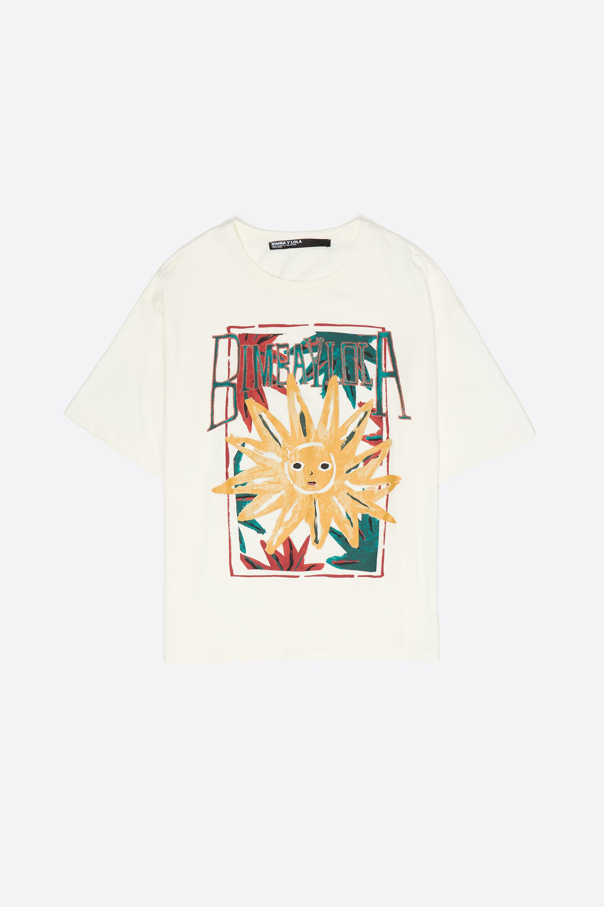 Ivory Sun-Logo-T-Shirt
