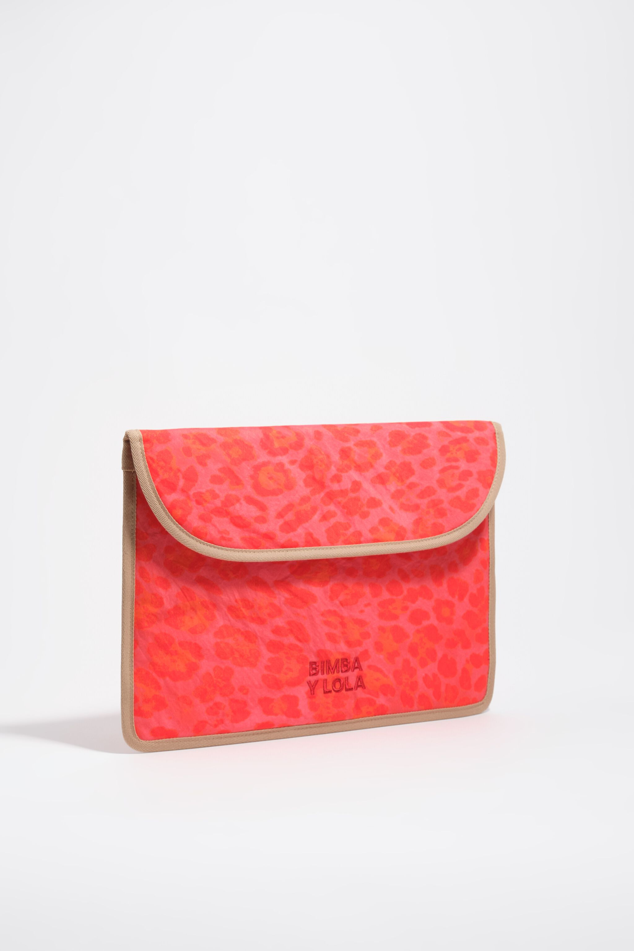 Rosa Leoparden-Nylon-Laptophülle