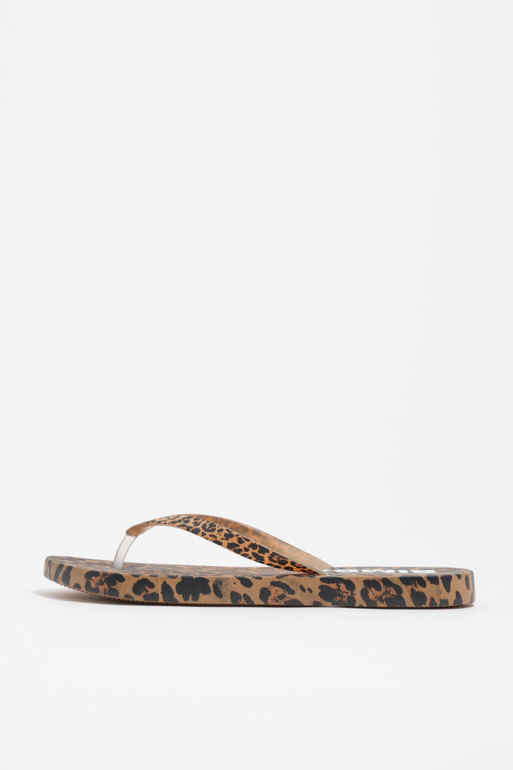 Natürlicher Leopard-Sandalen