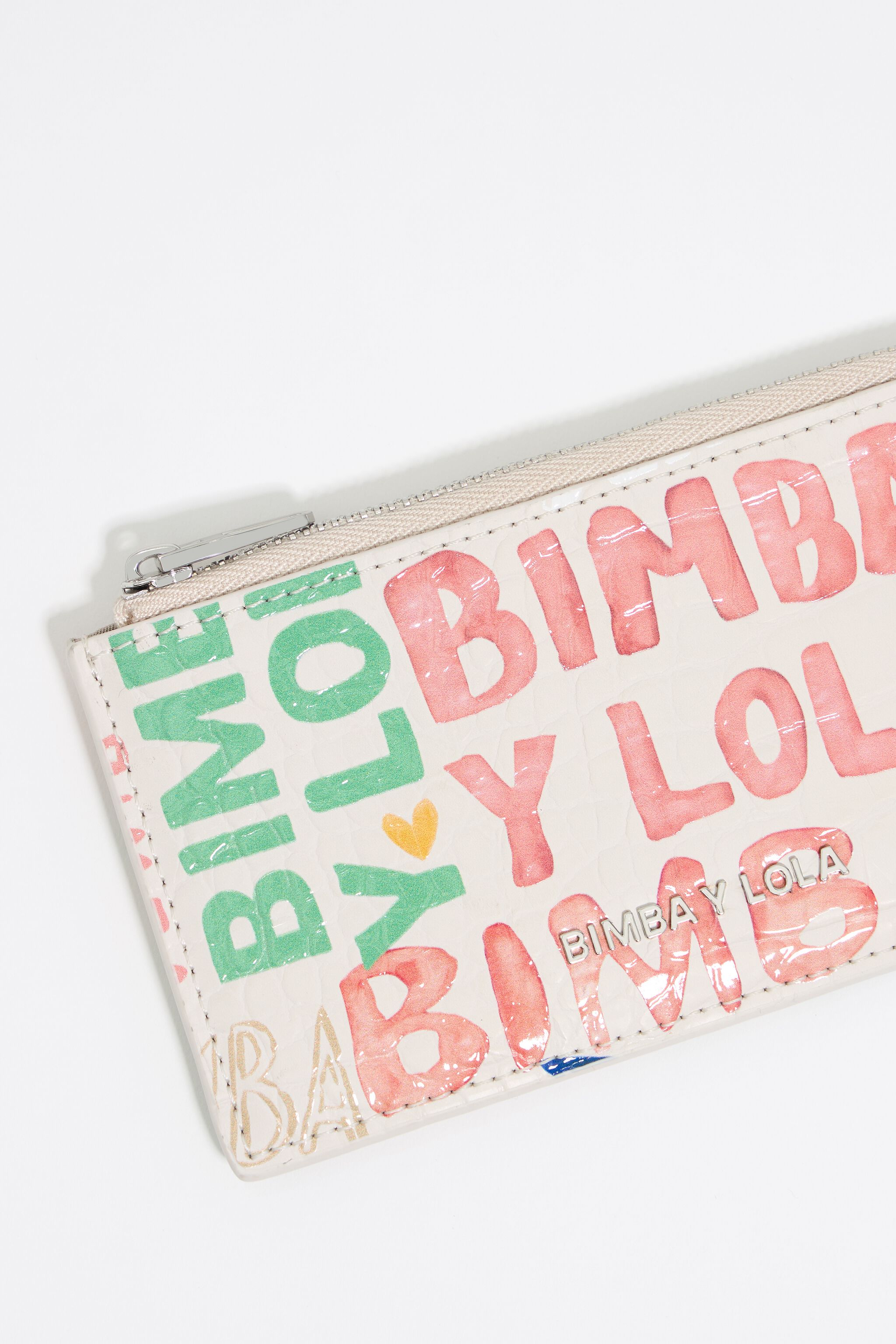 Ivory BIMBA Logos-Print Geldbörse / Münzbeutel