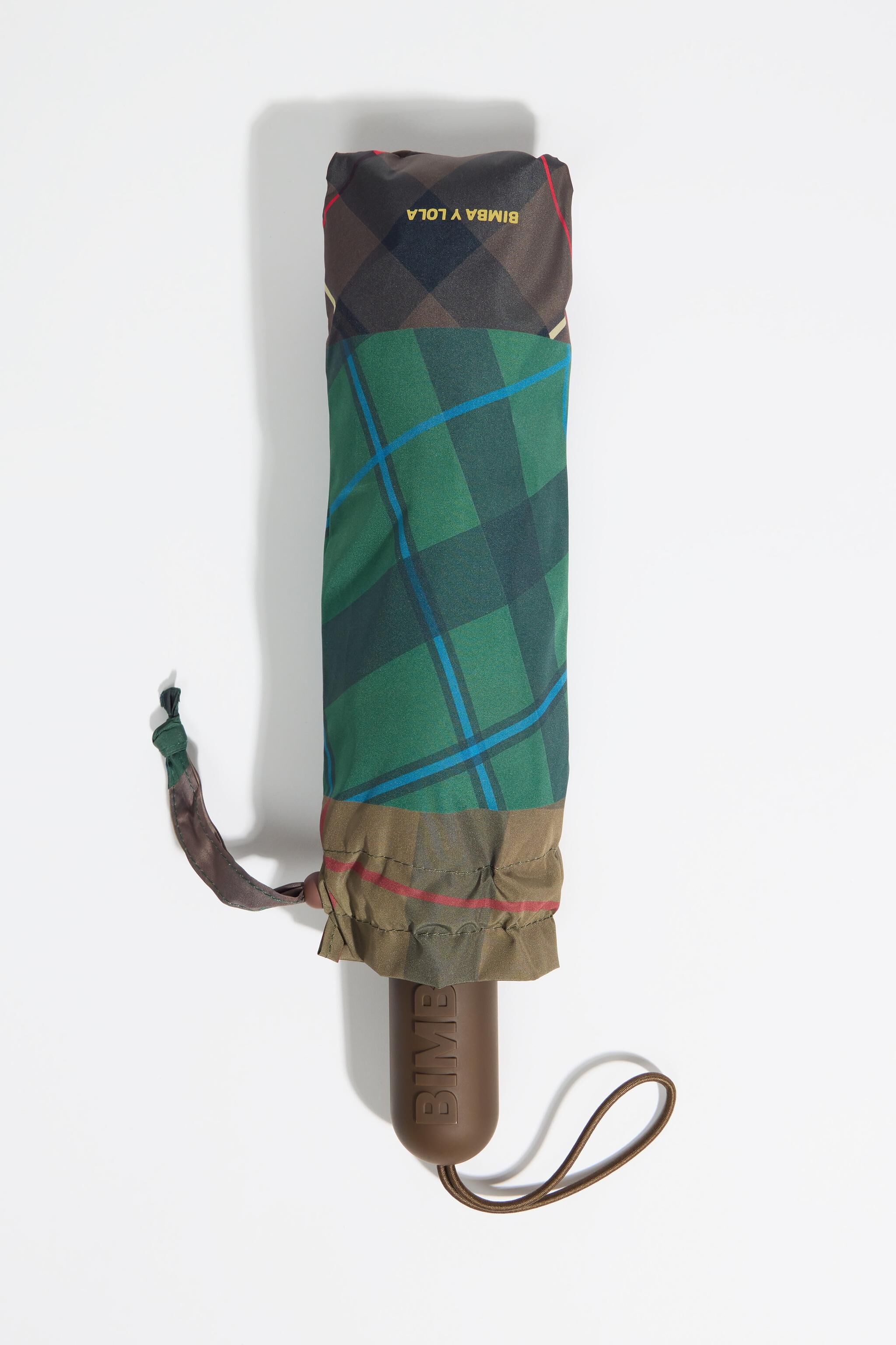 Kariertes Patchwork-Regenschirm